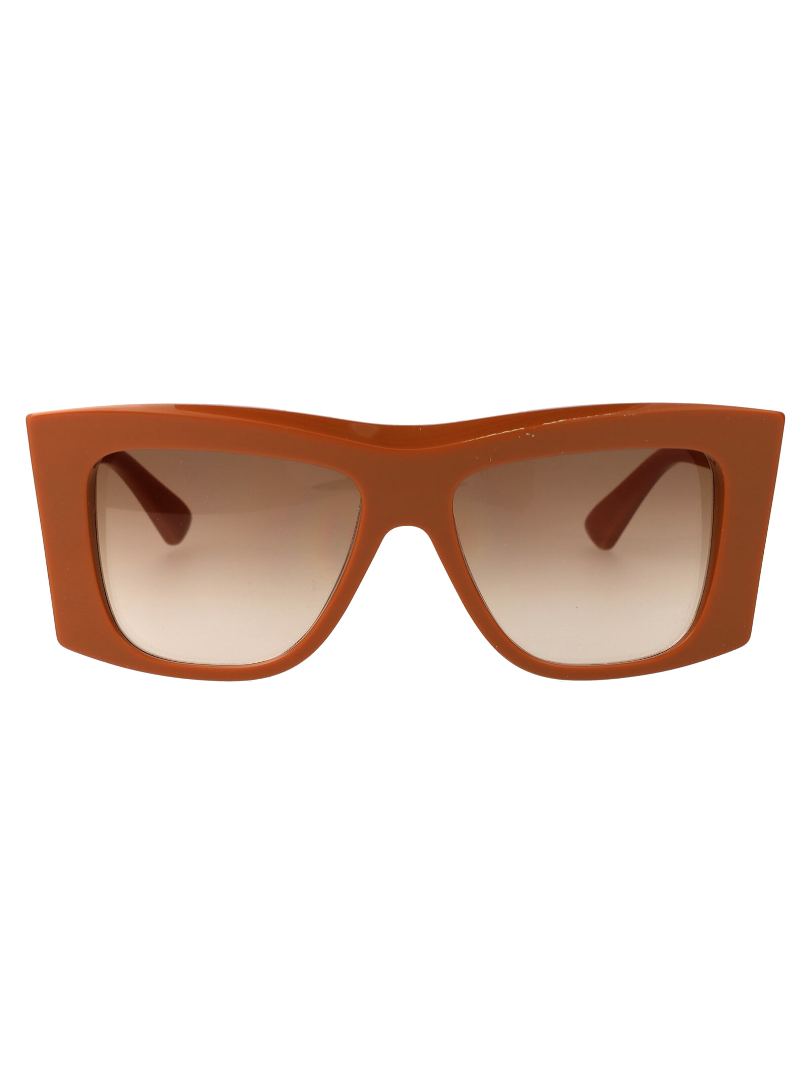 Shop Bottega Veneta Bv1270s Sunglasses In 003 Brown Brown Brown