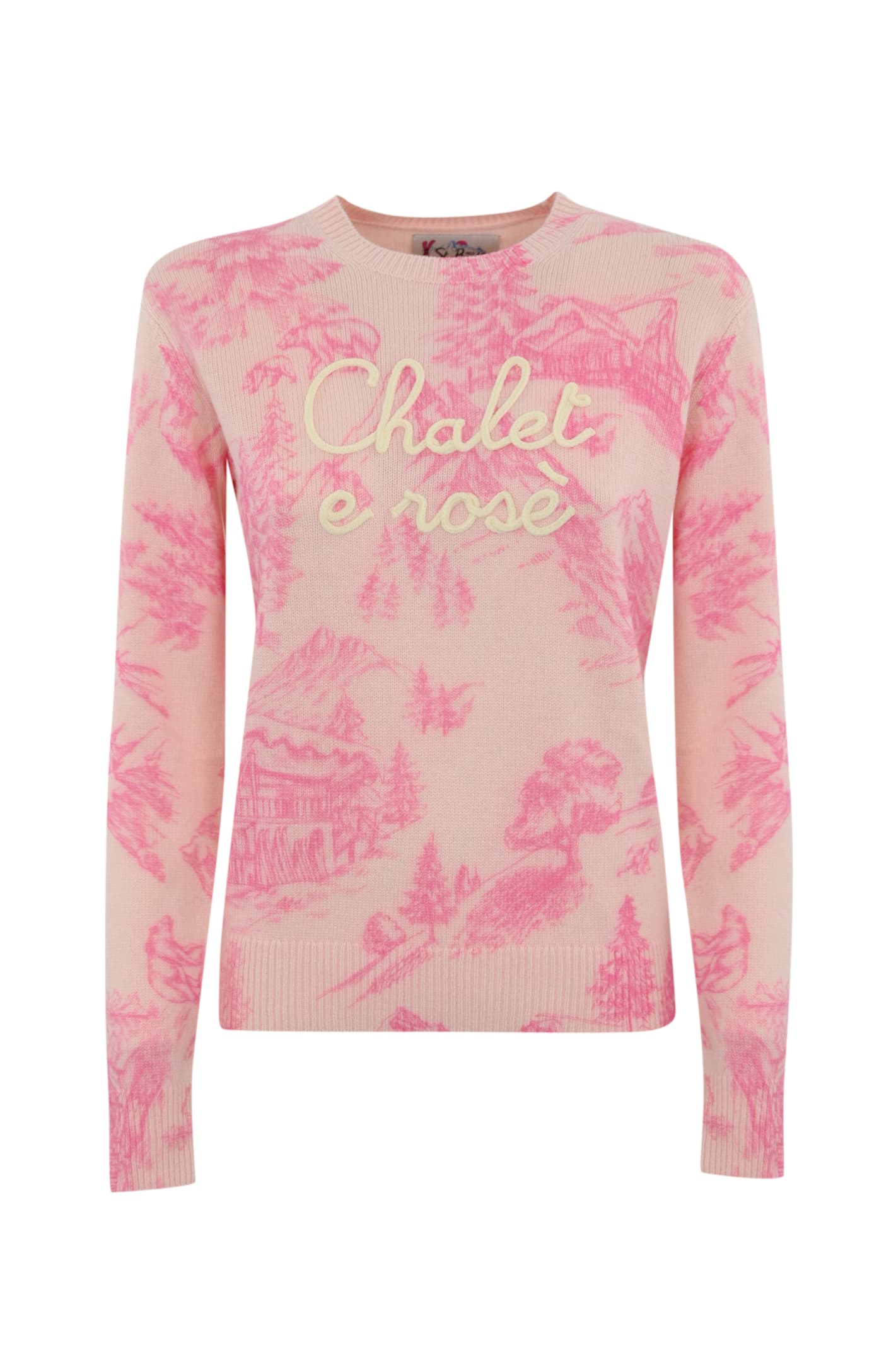 new Queen Sweater With Chalet And Rose Embroidery