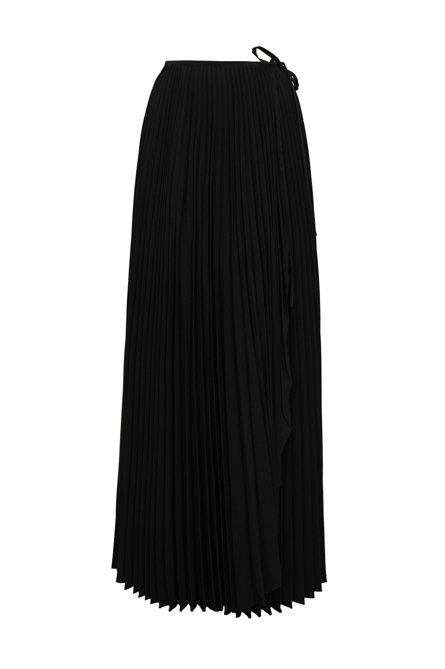 Pleated Skirt In Crepe De Chine