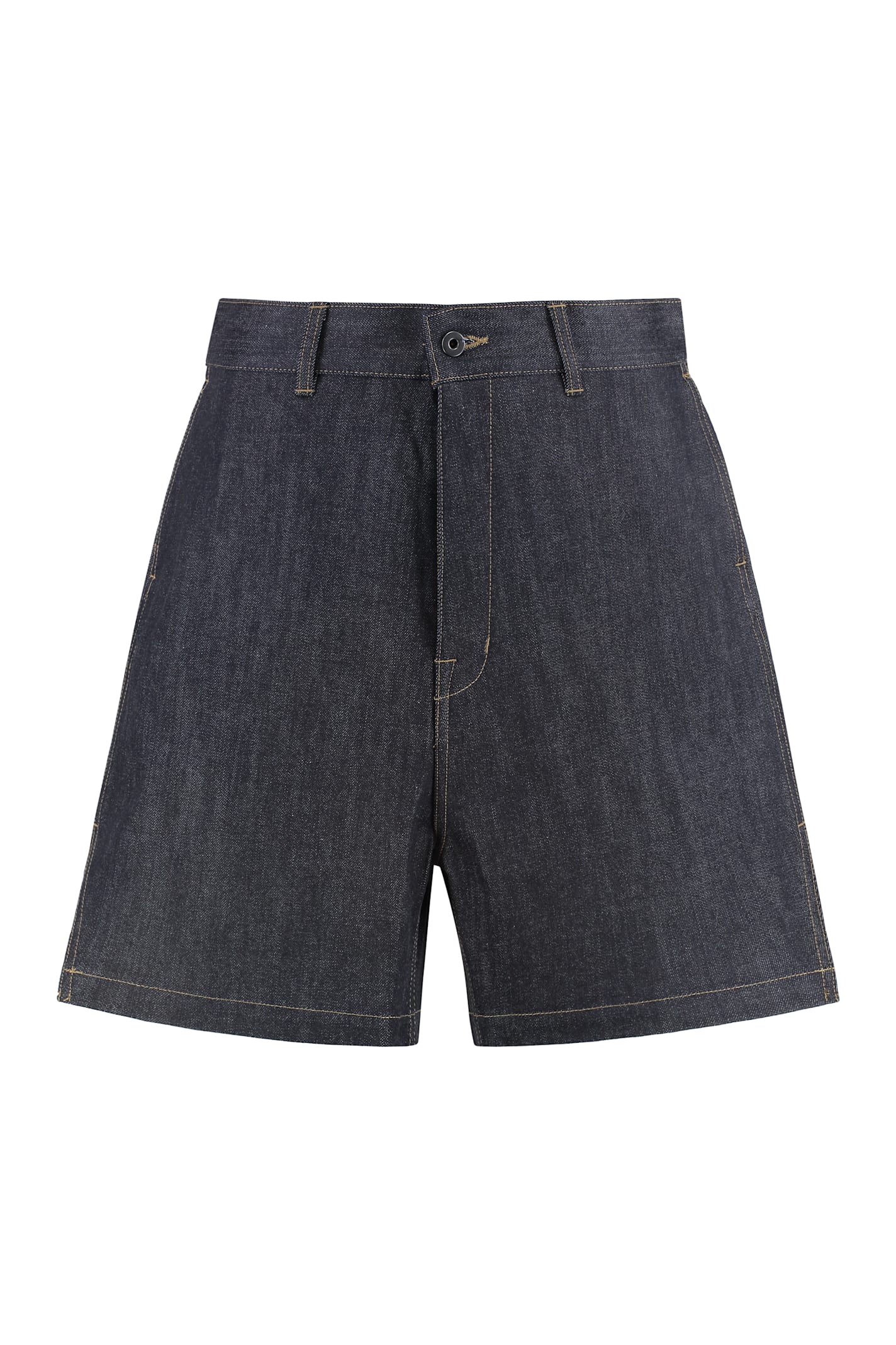 DRKSHDW RICK OWENS X DRKSHDW - DENIM BERMUDA SHORTS