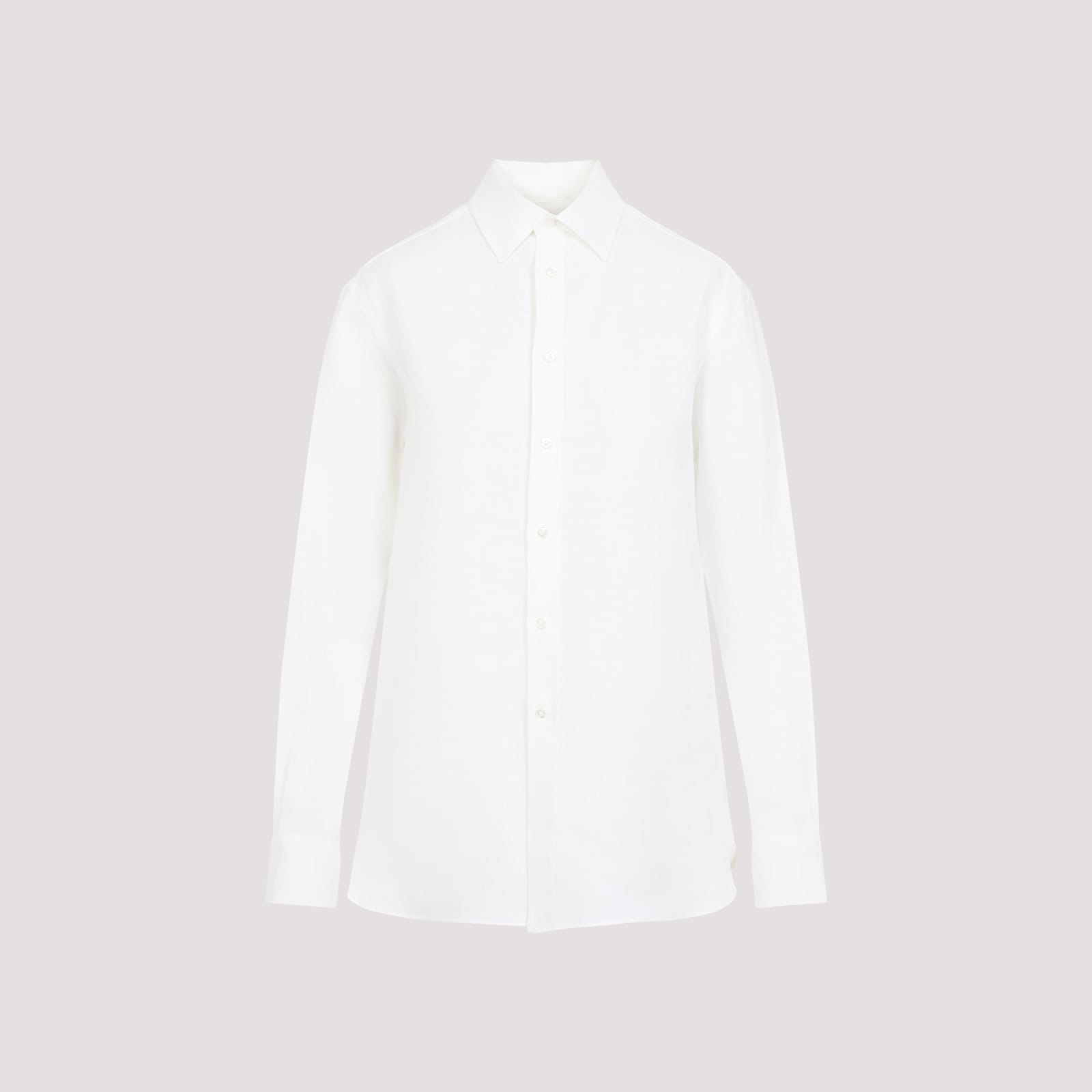 Ralph Lauren Adrien Linen Shirt With Long Sleeves