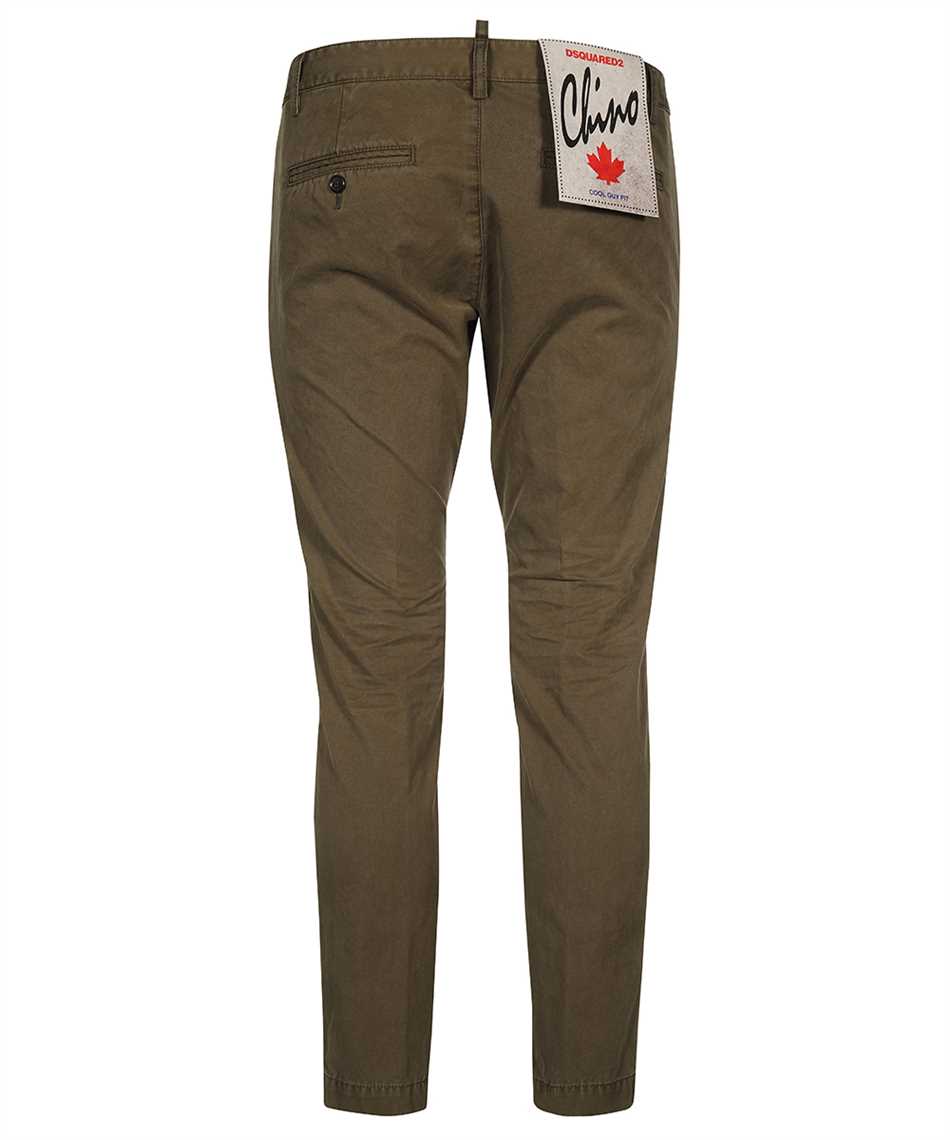 Shop Dsquared2 Cotton Chino Trousers In Brown