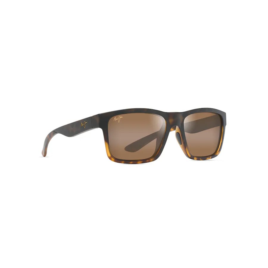 Shop Maui Jim The Flats Stg Sunglasses In Nero E Tartarugato