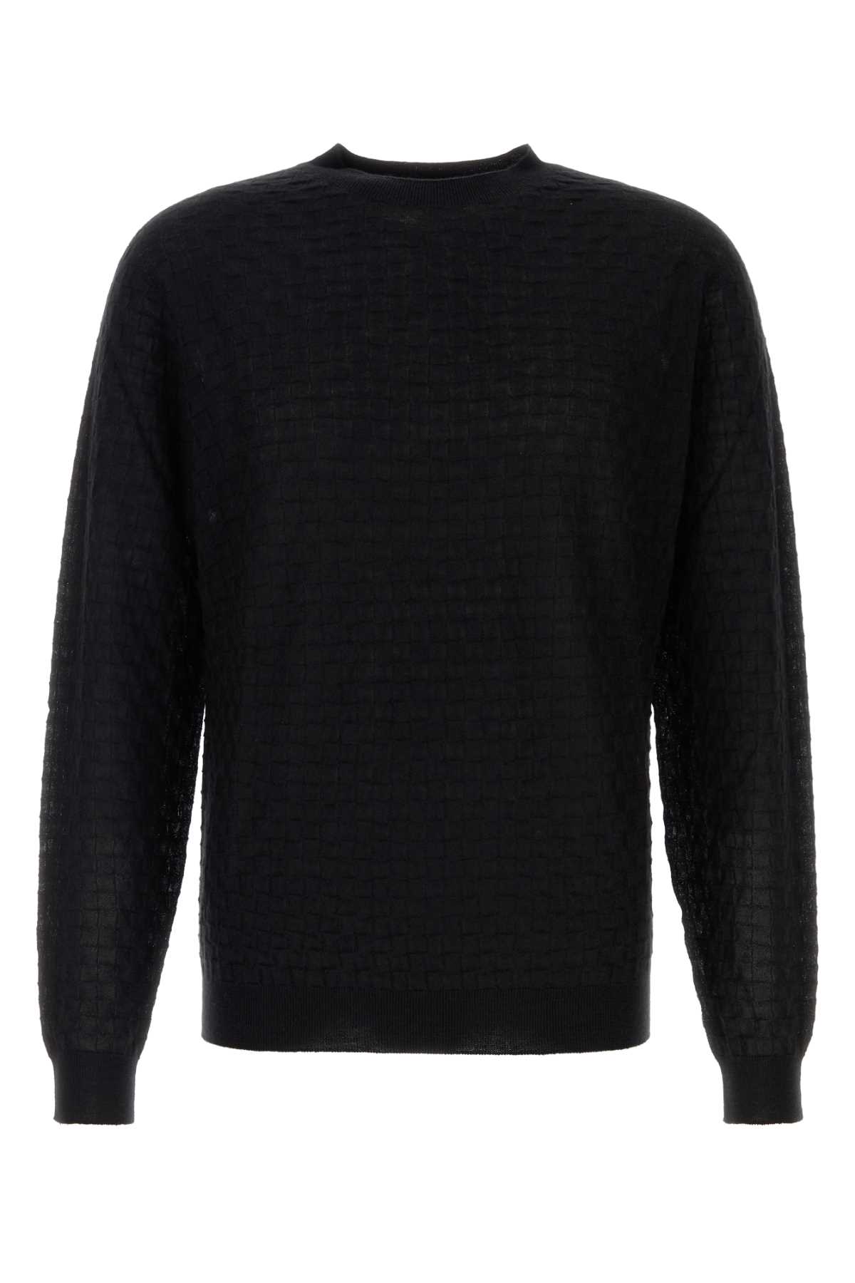 Black Cashmere Blend Sweater