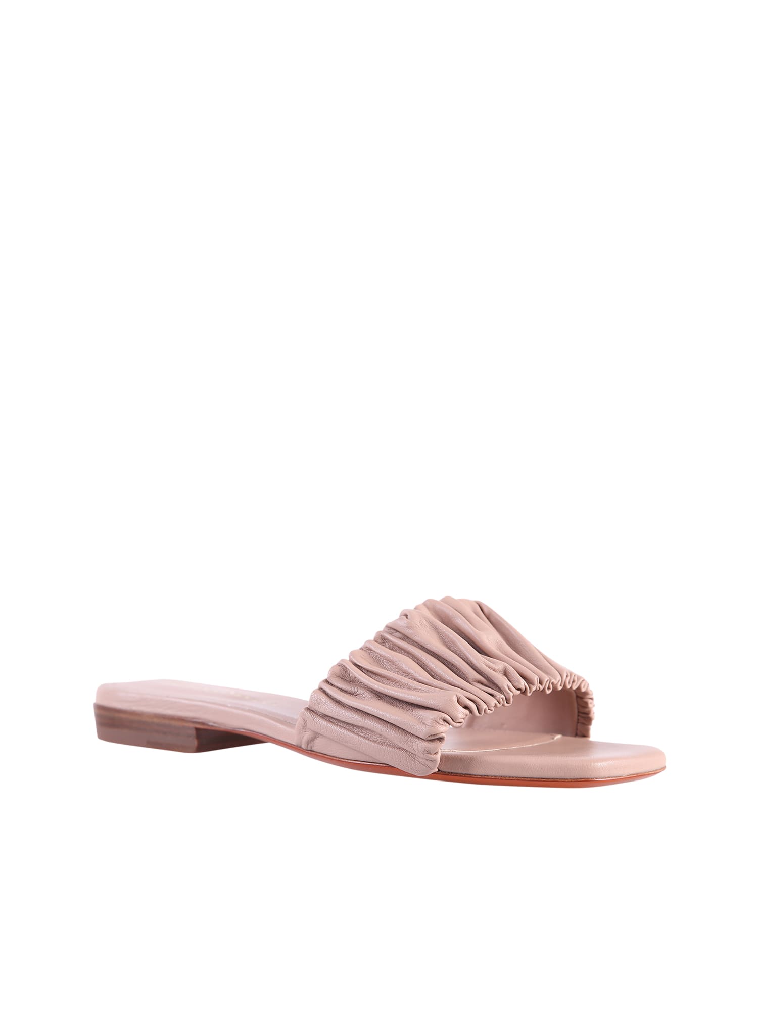Shop Santoni Fuxia Sandals In Pink
