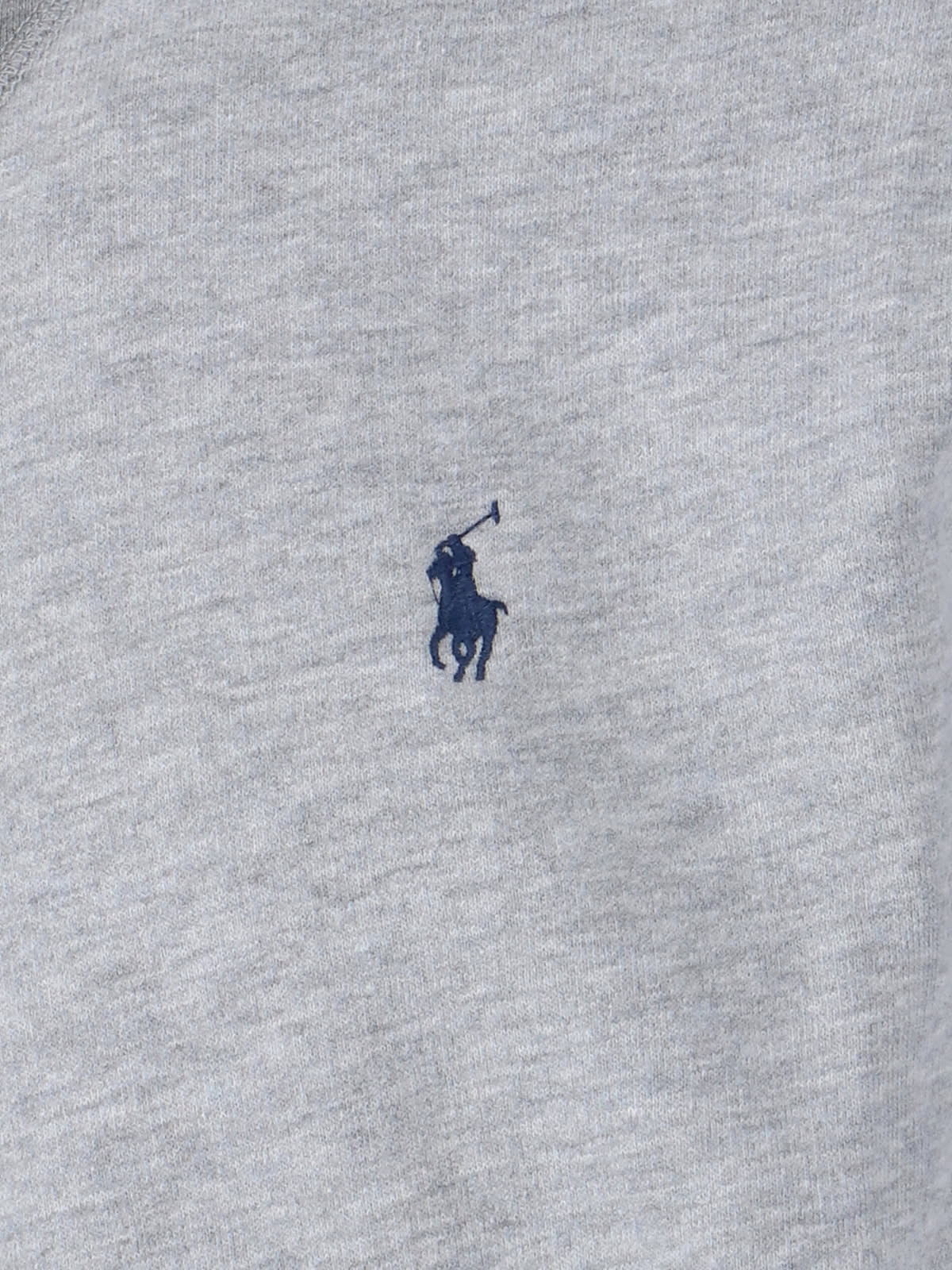 Polo Ralph Lauren Hooded Sweatshirt With Drawstring And Pocket In Gray