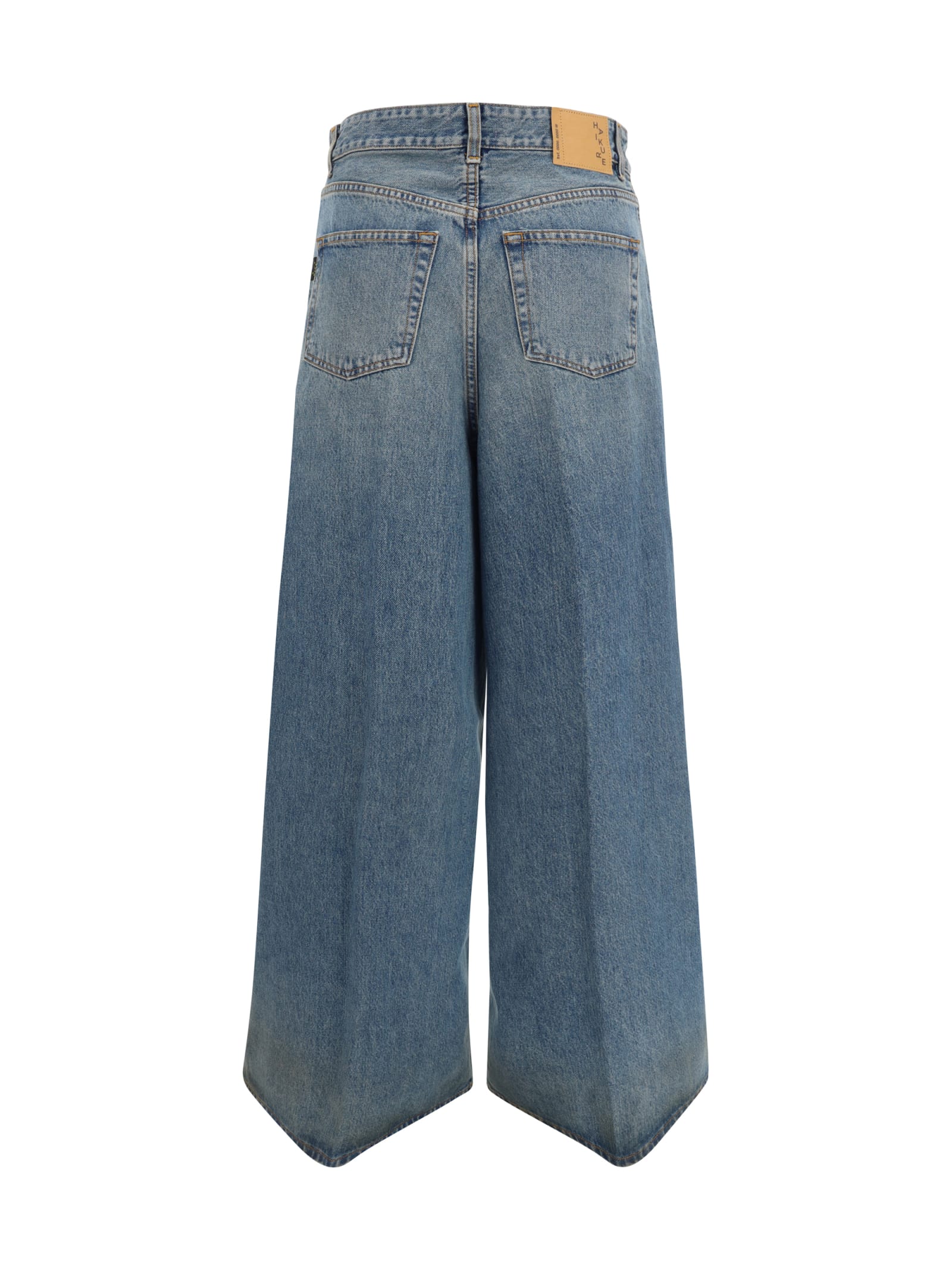 Shop Haikure Big Bethany Jeans In Oil Blue