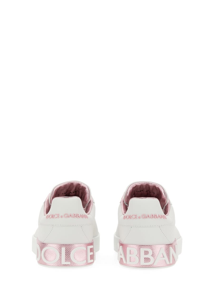 Shop Dolce & Gabbana Portofino Sneaker In White