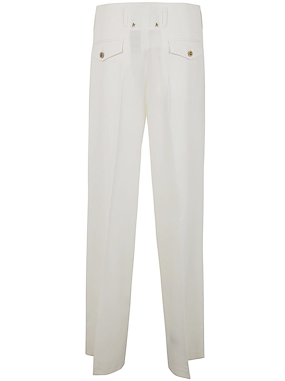 Shop Golden Goose Journey W`s Sartorial Pleated Flavia Pant In Arctic Wolf