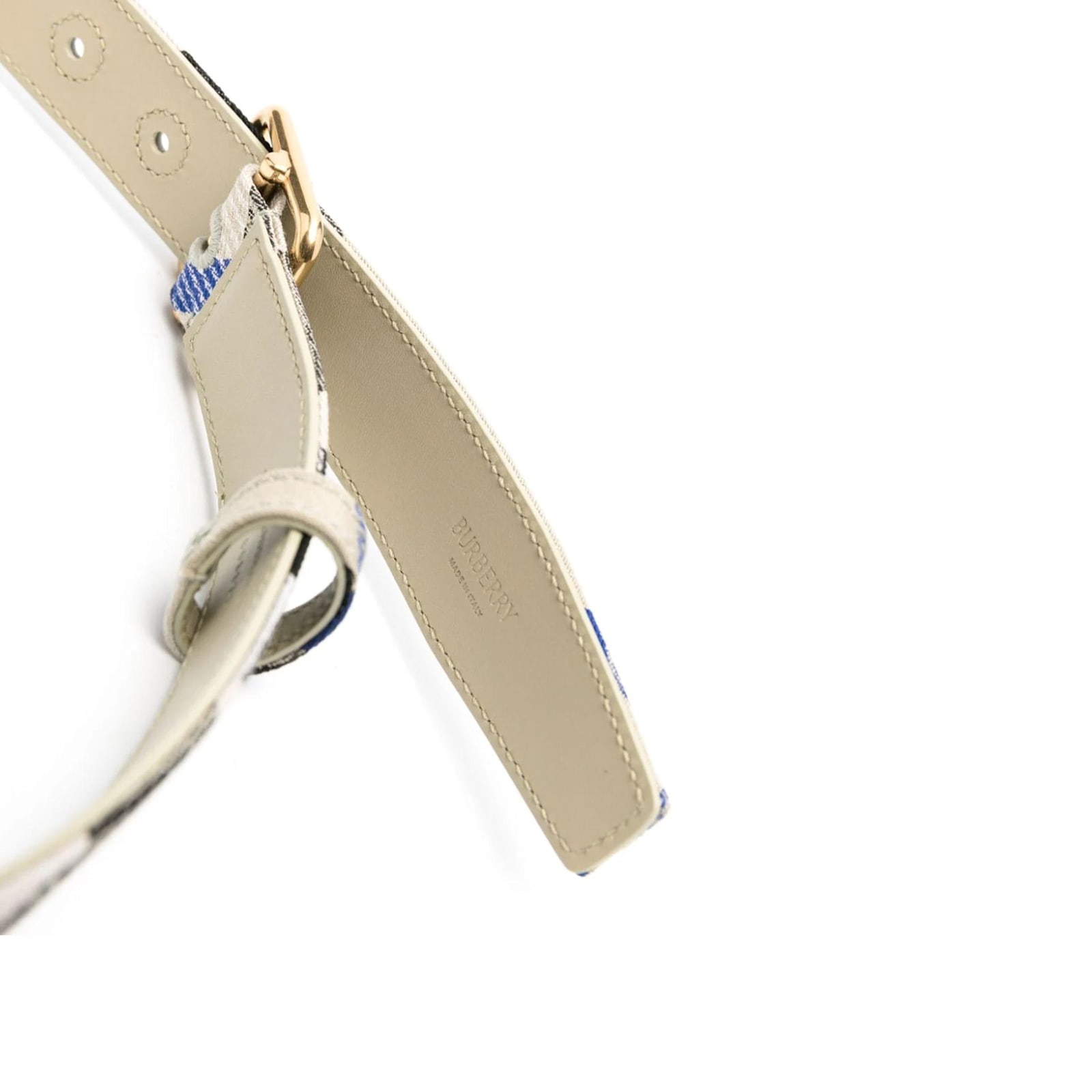 Burberry 30mm Madeira Checked Belt Women In Beige