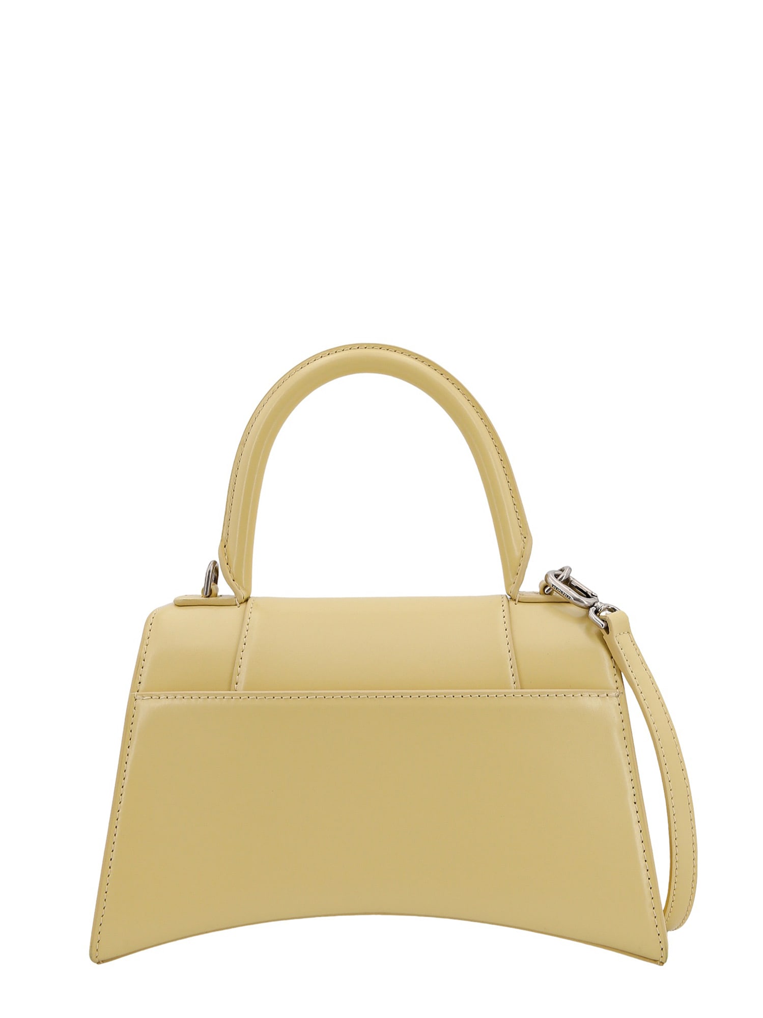 Shop Balenciaga Hourglass Handbag In Yellow