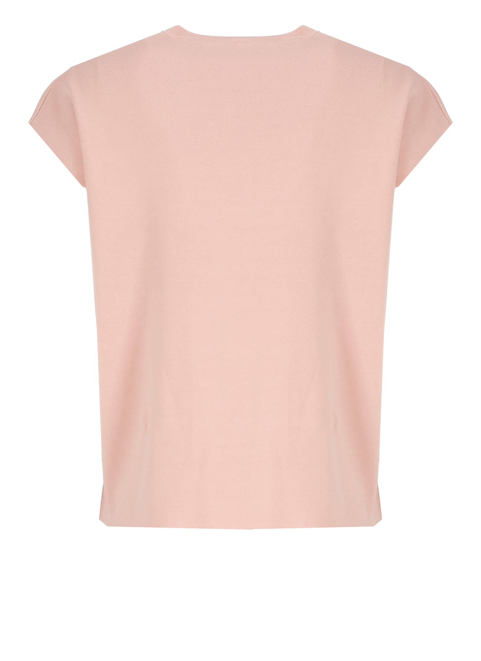 Kangra Cashmere Kangra Pink Viscose T-shirt