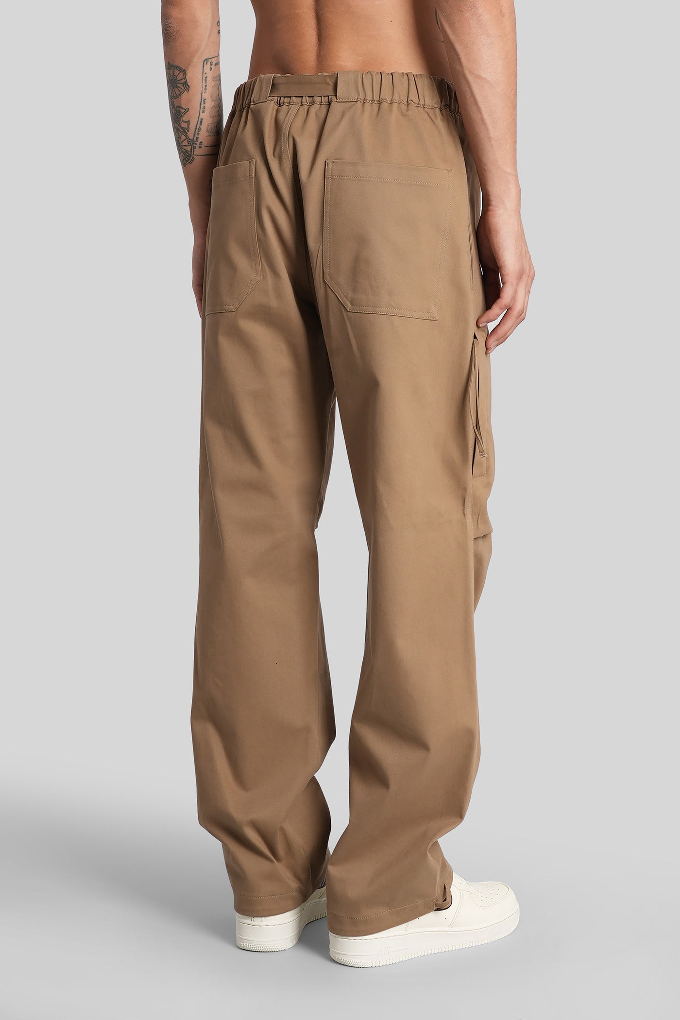 Darkpark Tobacco-coloured Jordan Wide Leg Trousers In Brown