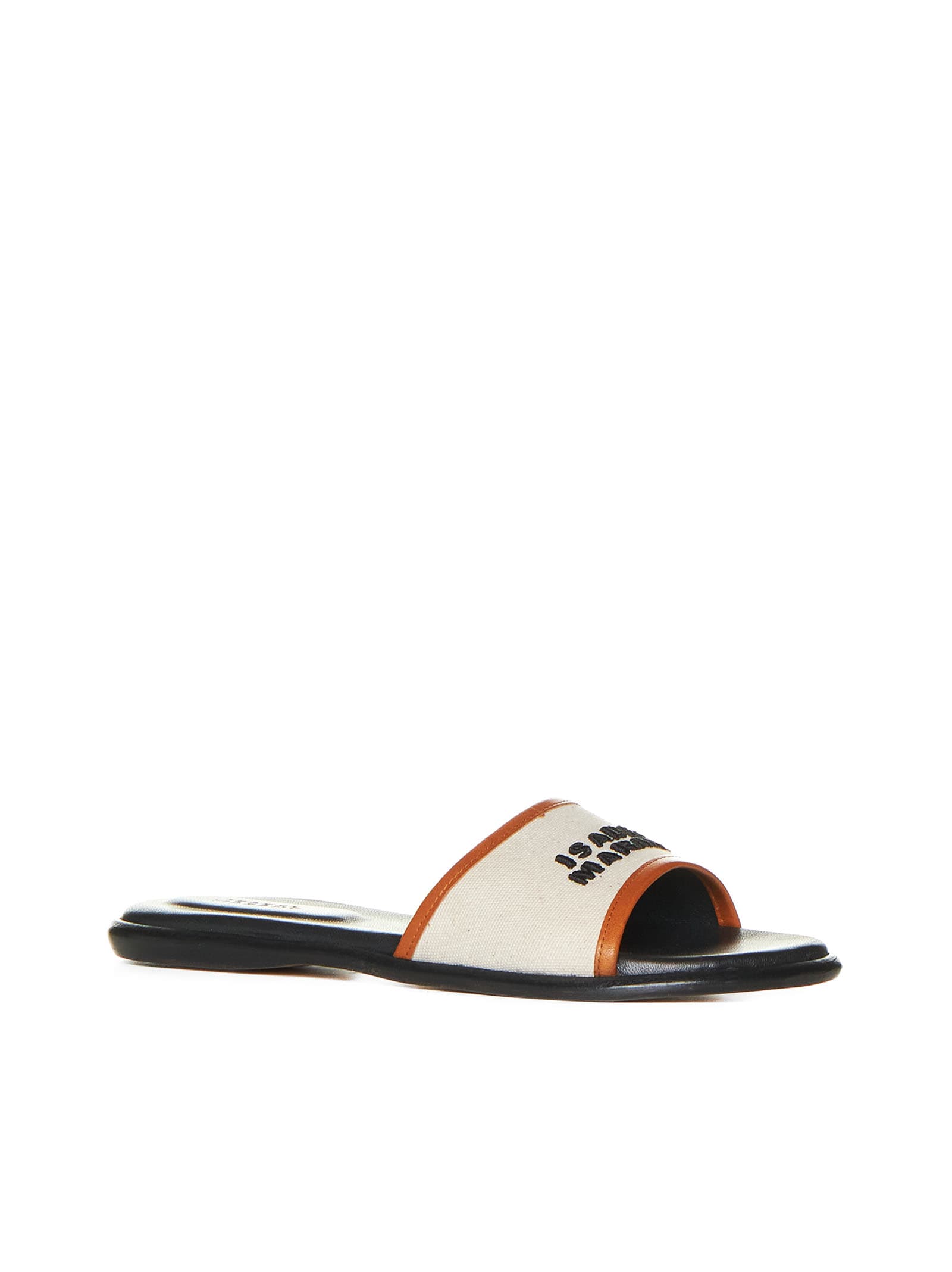 Shop Isabel Marant Sandals In Ecru/cognac