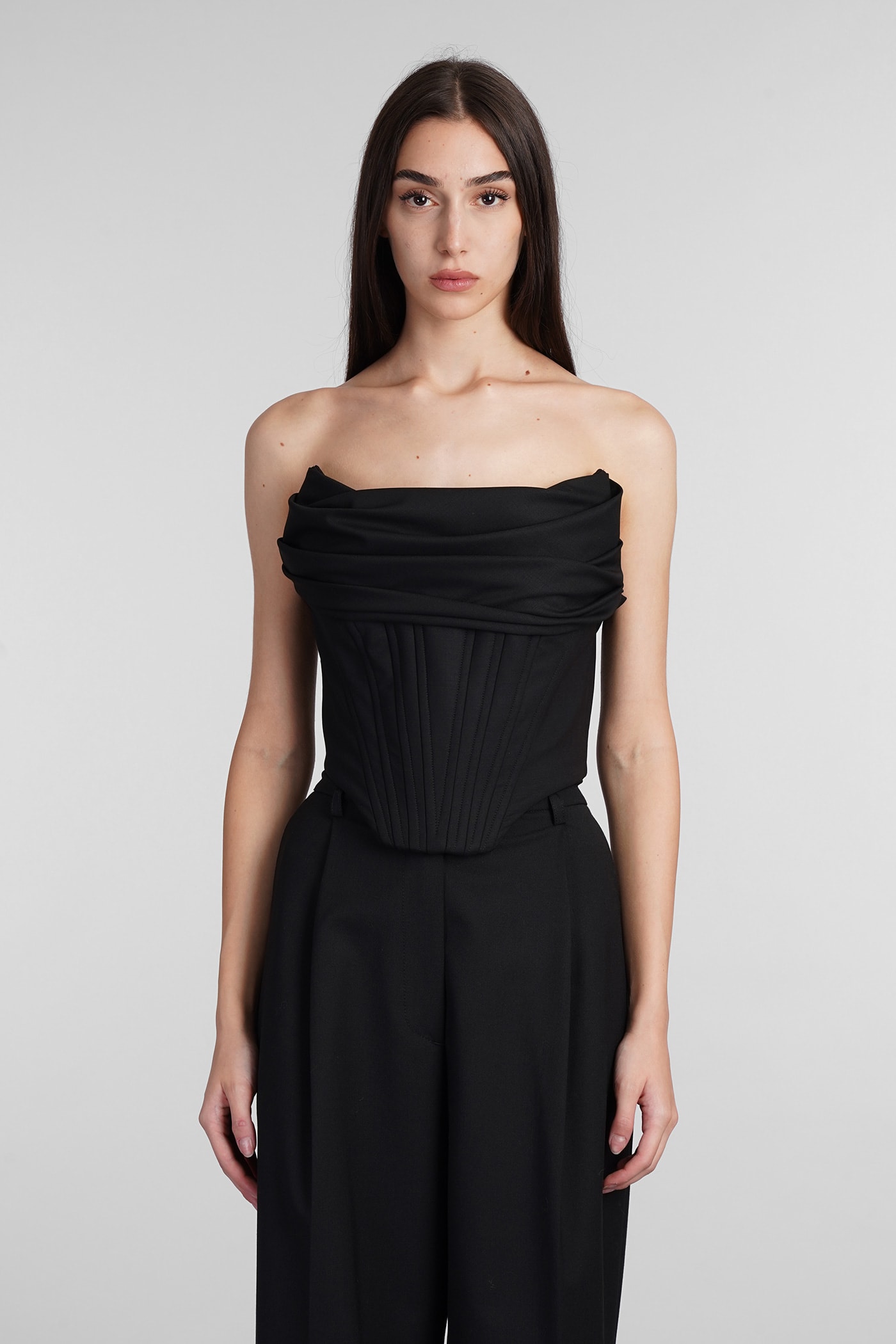 Shop Giuseppe Di Morabito Topwear In Black Wool