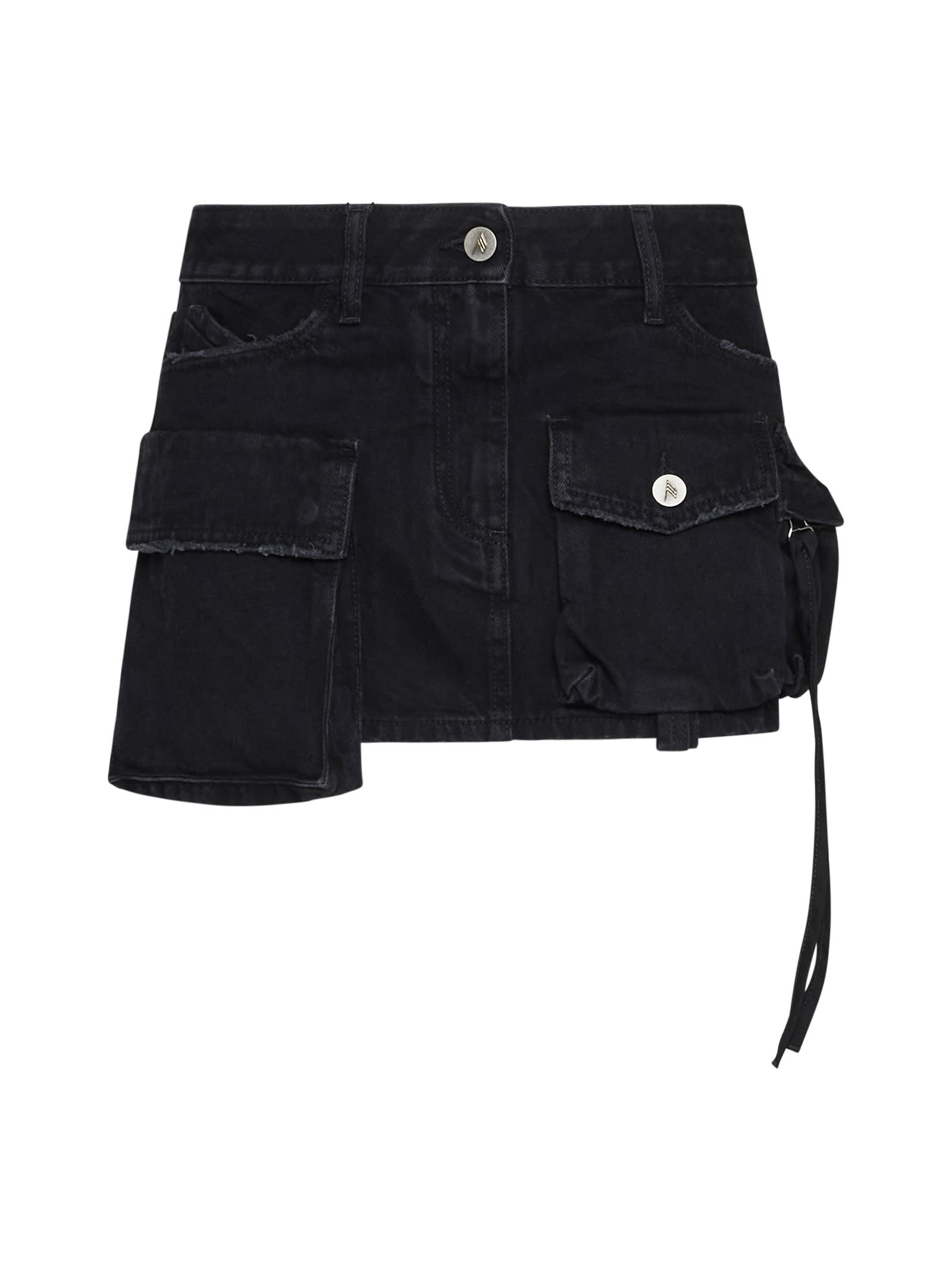 Shop Attico Skirt In Black