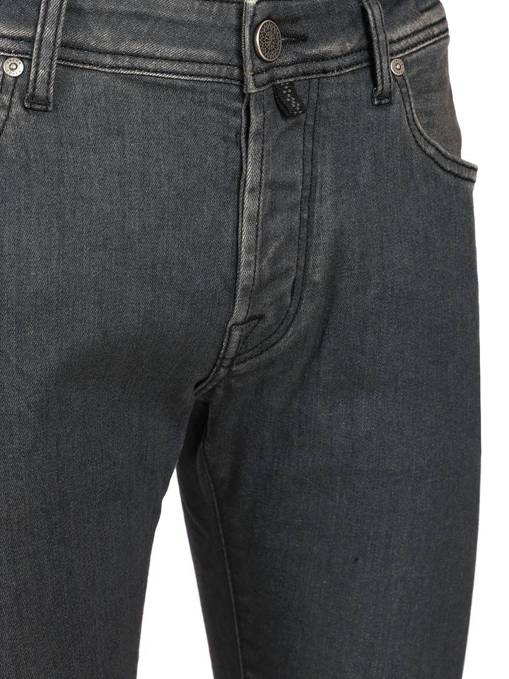 Shop Jacob Cohen Slim Fit Jeans Nick In Grey