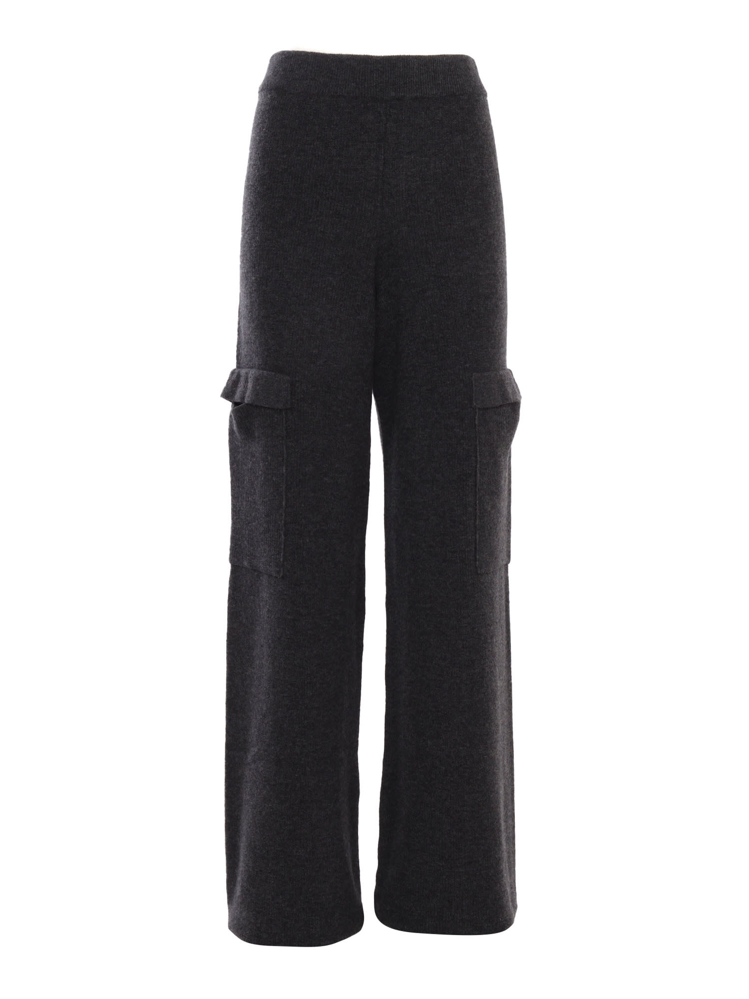 Ermanno Ermanno Scervino Knitted Pants In Grey