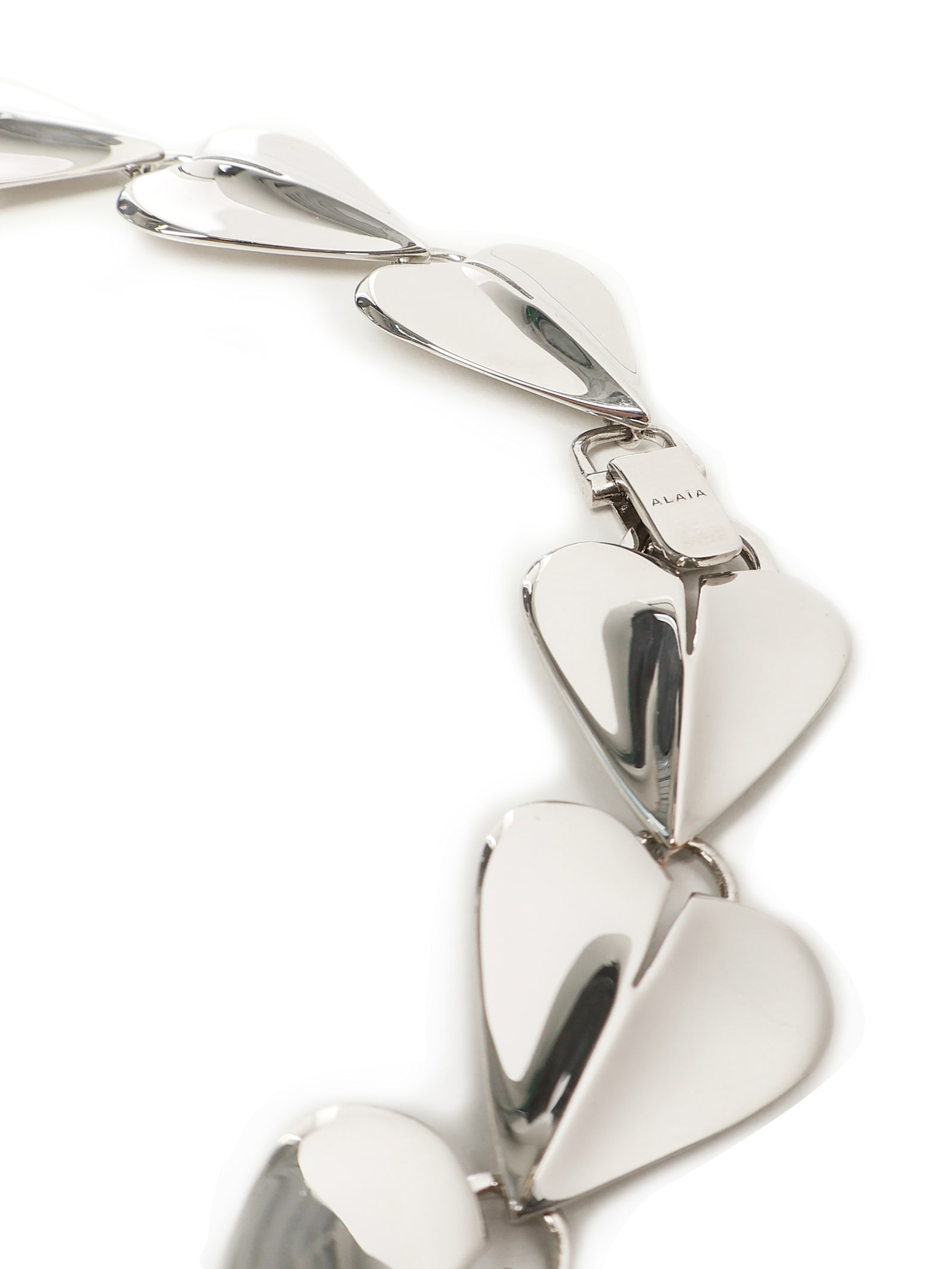 Alaïa Le Coeur Necklace In Metallic