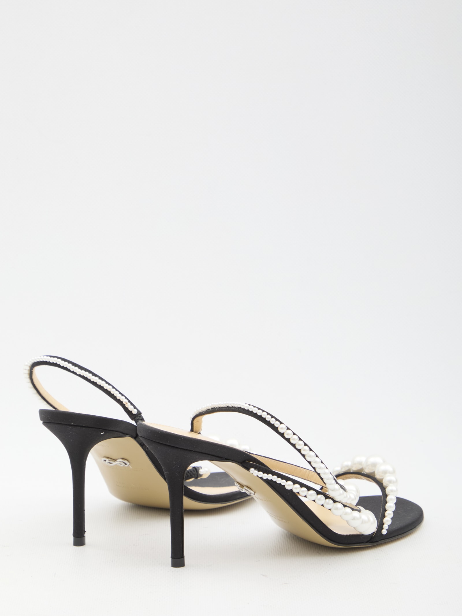 Shop Mach &amp; Mach Sirene Sandals In Black