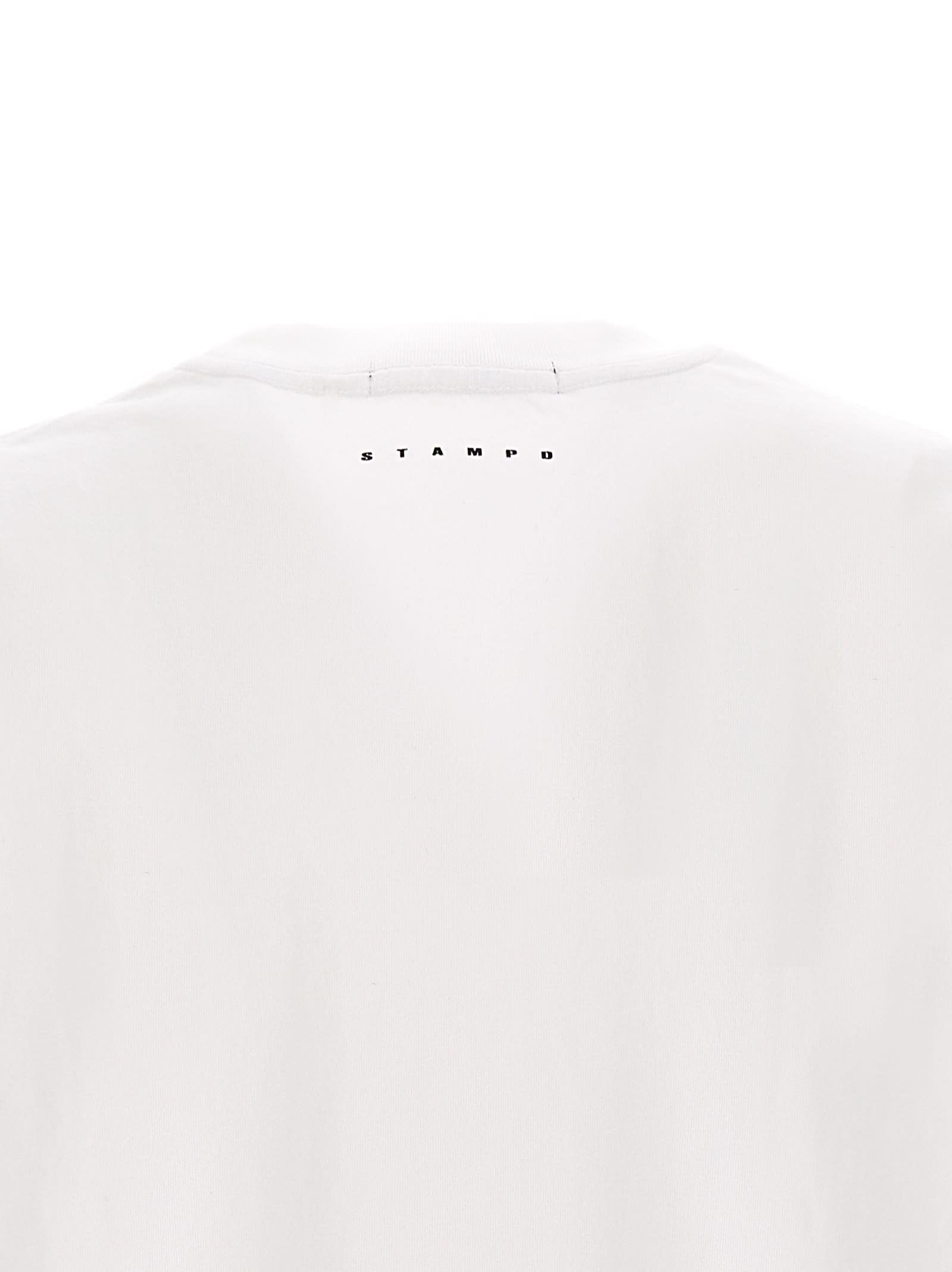 Shop Stampd T-shirt Strike Logo In White