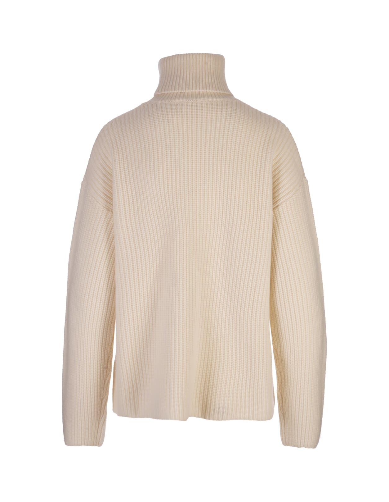 P.a.r.o.s.h White Cashmere Turtleneck In White
