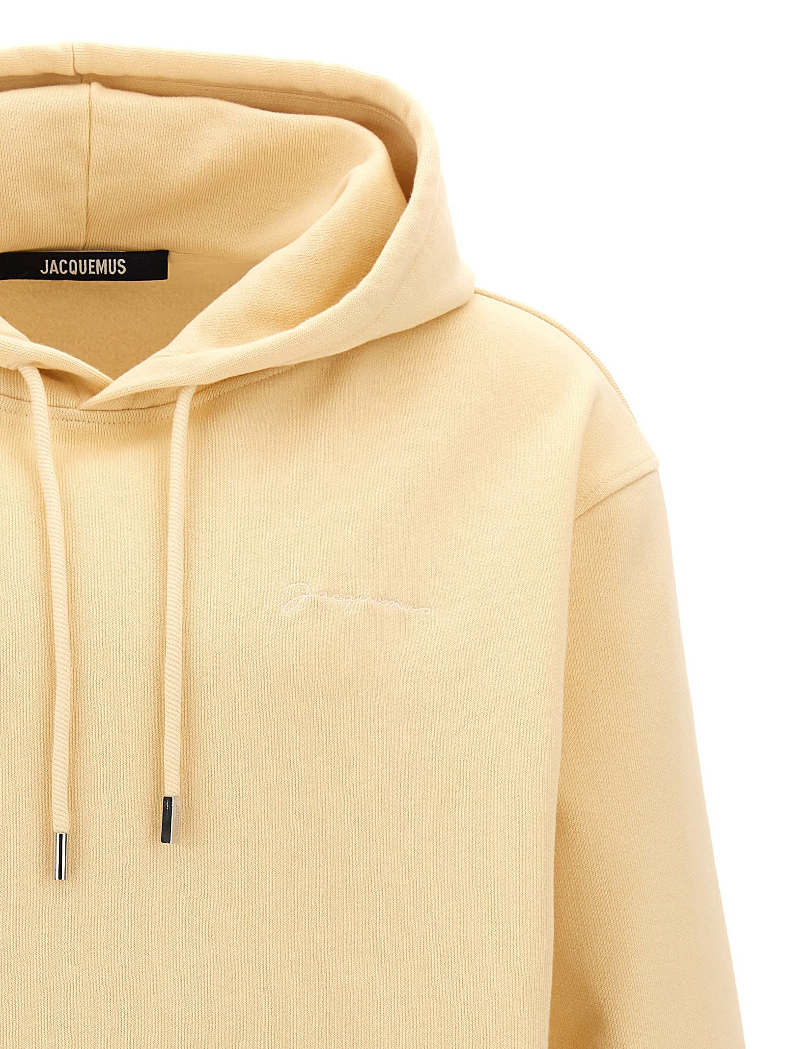 Shop Jacquemus Brode Hoodie In Beige