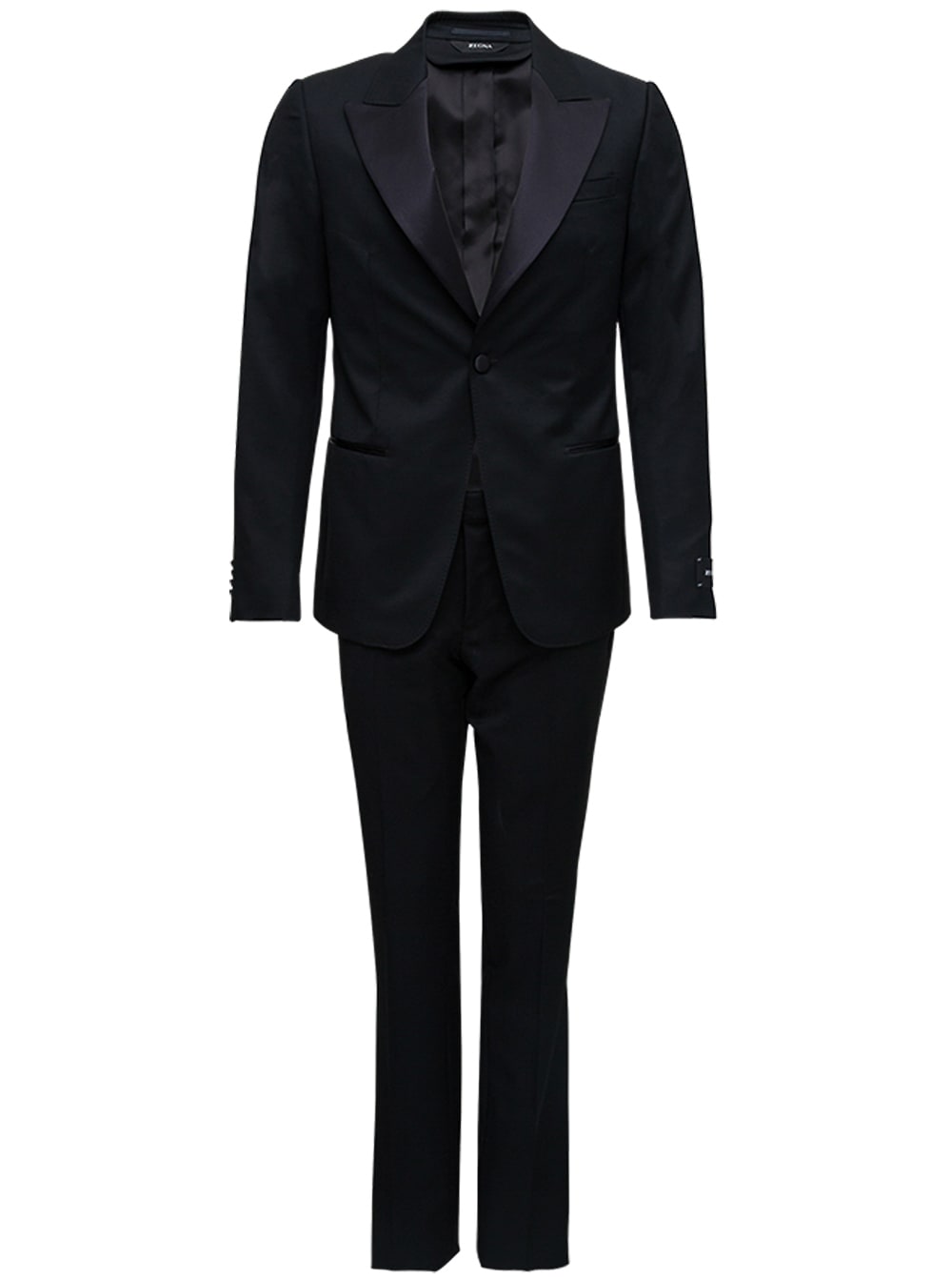 Z Zegna Black Tailored Suit