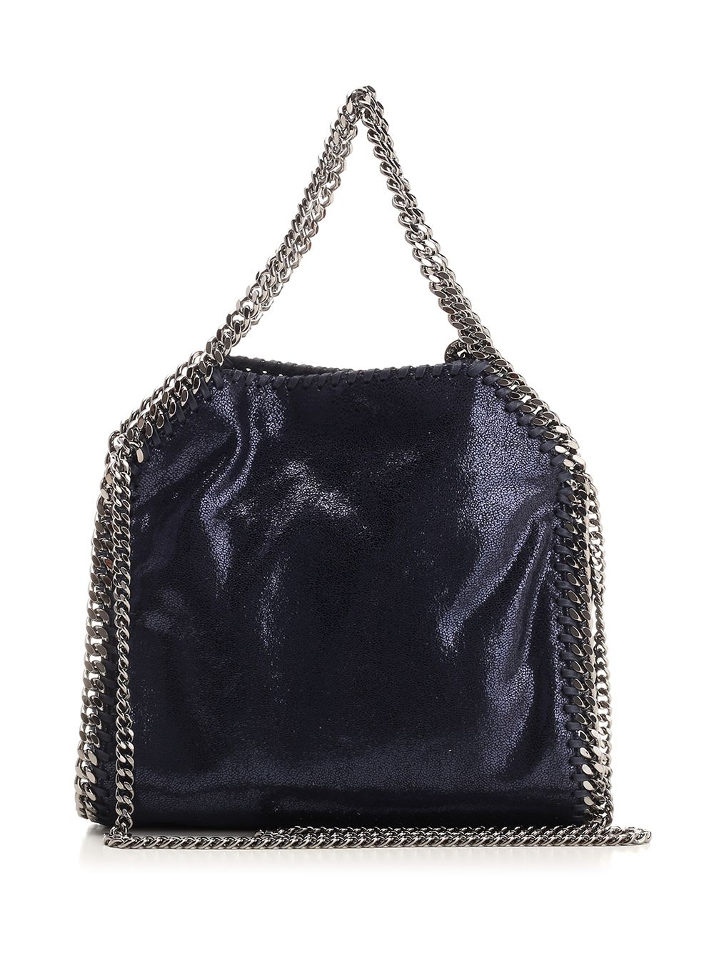 Shop Stella Mccartney Mini Falabella Tote Bag In Blue