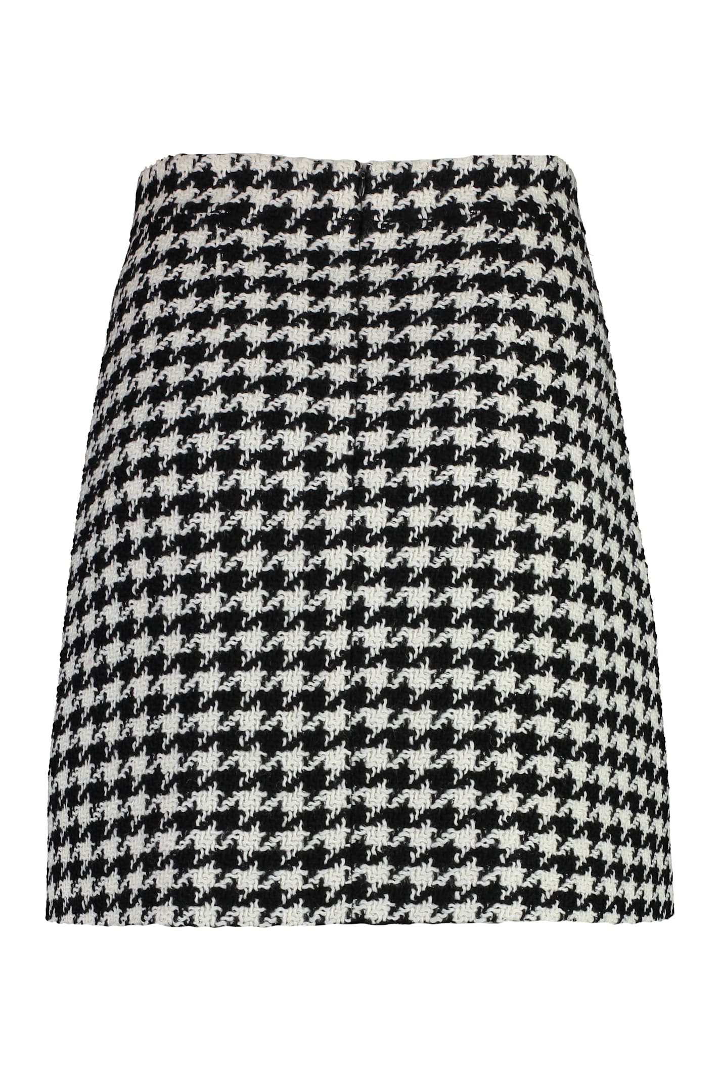 Shop Hugo Boss Houndstooth Mini Skirt In White