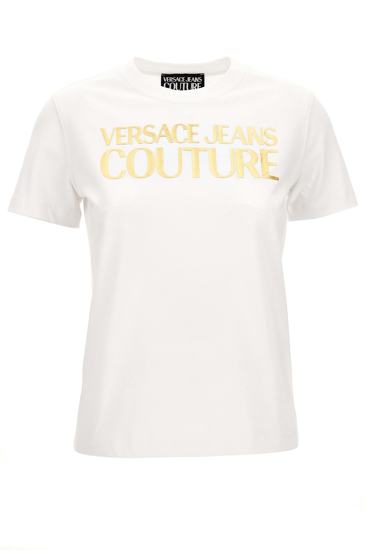 Shop Versace Jeans Couture T-shirt In White