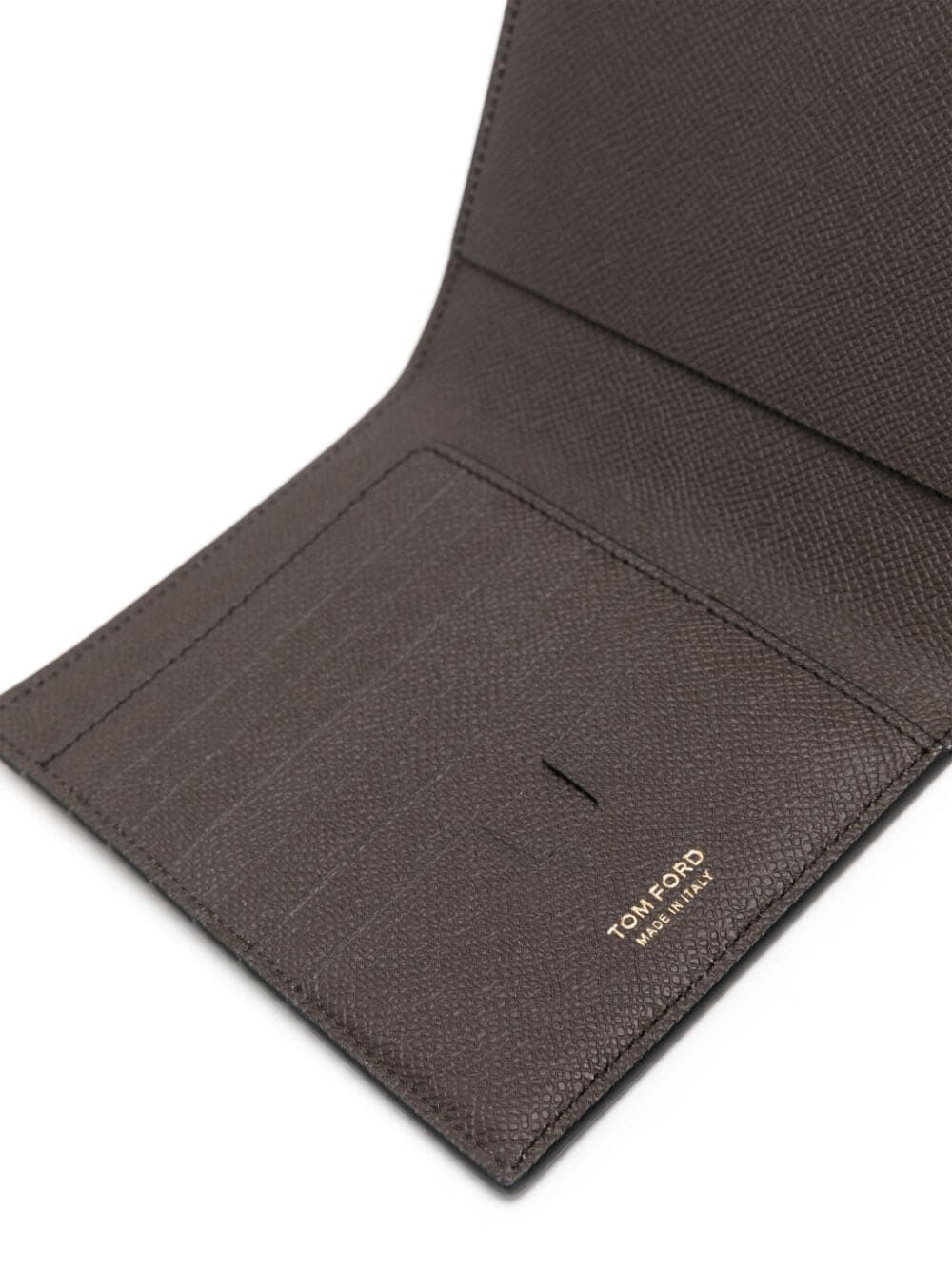 Shop Tom Ford Stationary Wallet In Chocolate