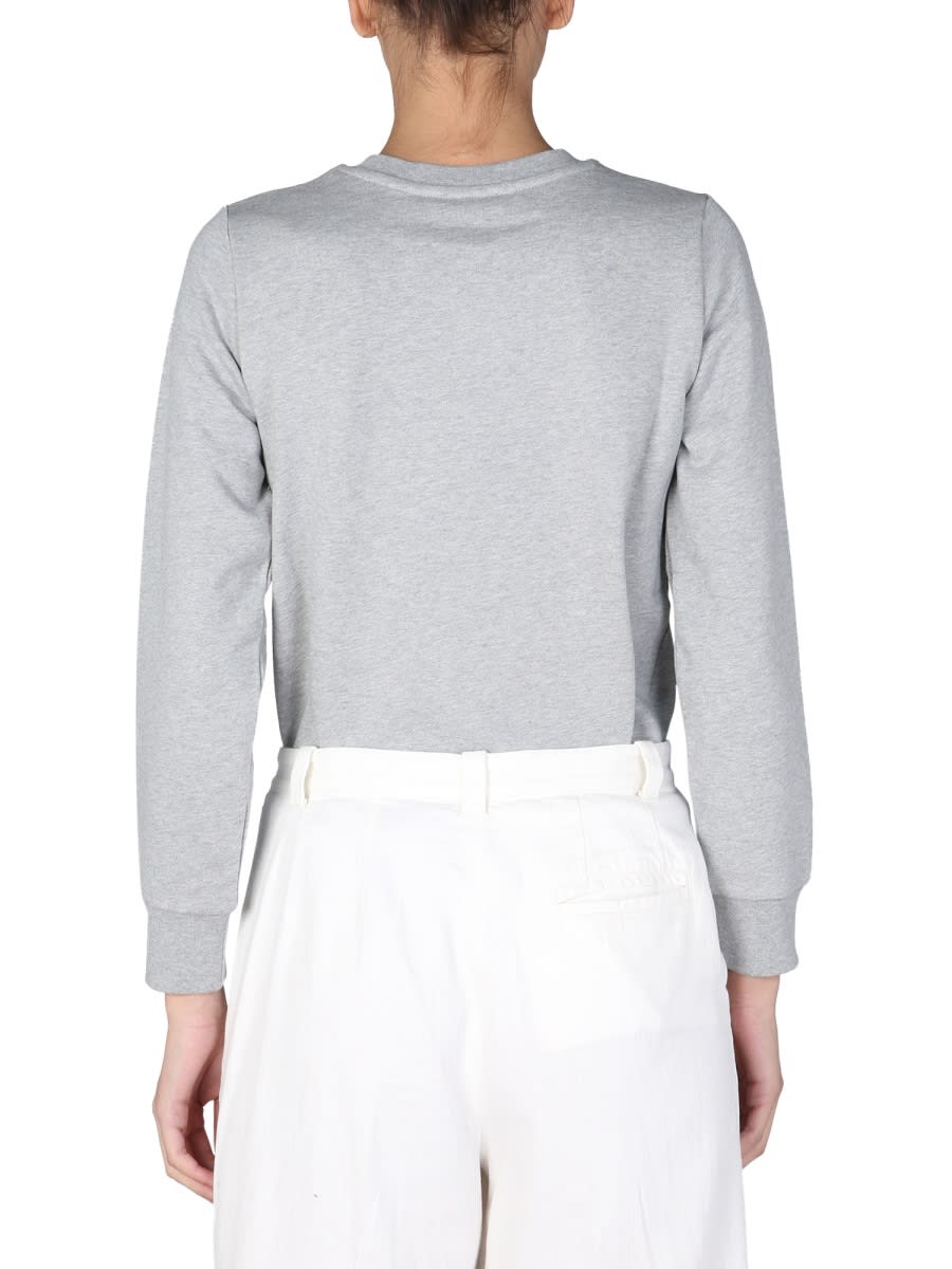 Shop Apc Live Sweatshirt In Grey