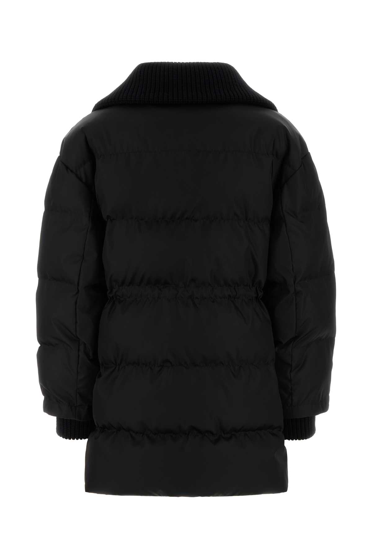 Gucci Black Nylon Padded Jacket In Black