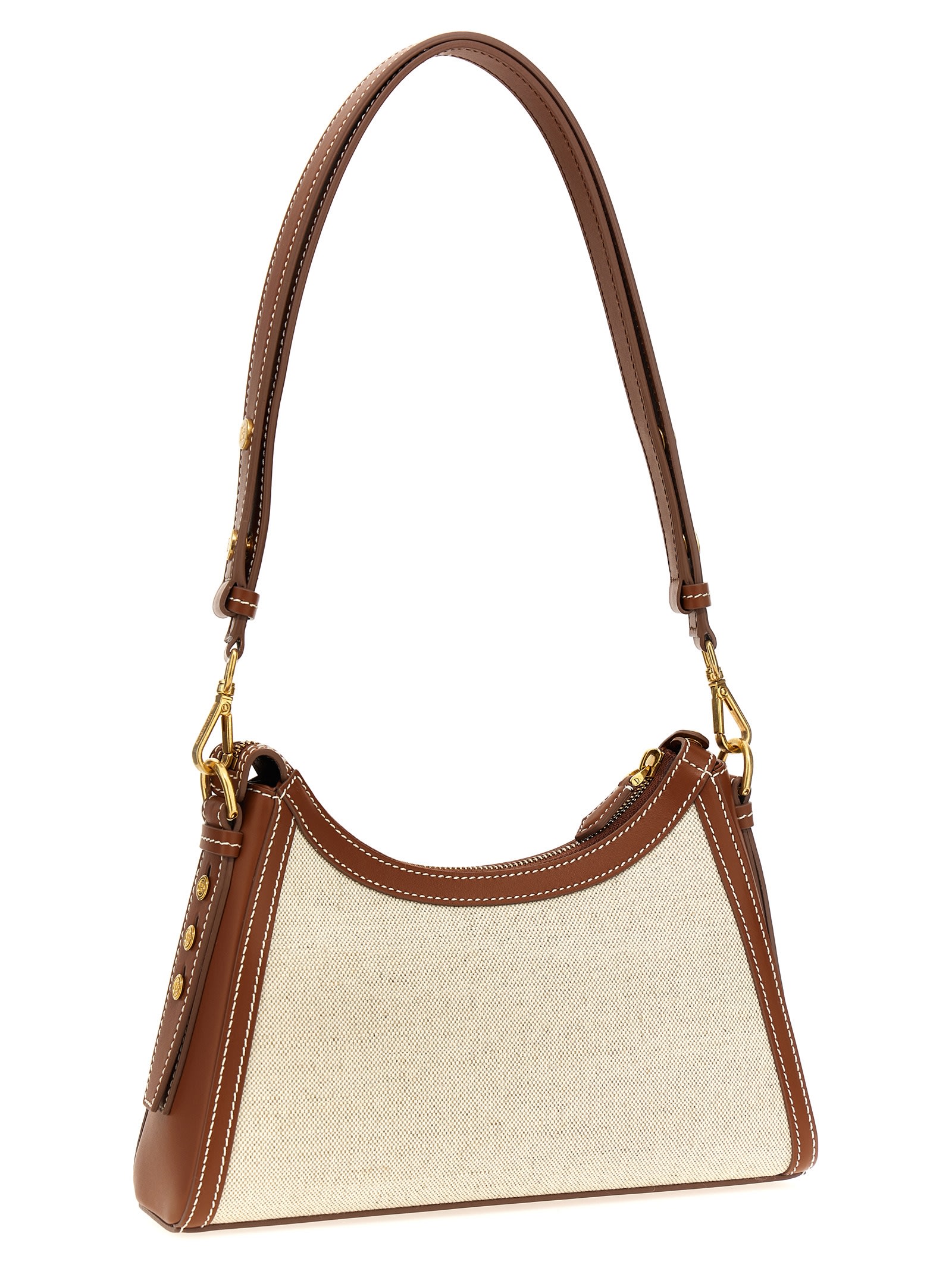 Shop Balmain B-buzz Hobo Shoulder Bag In Brown