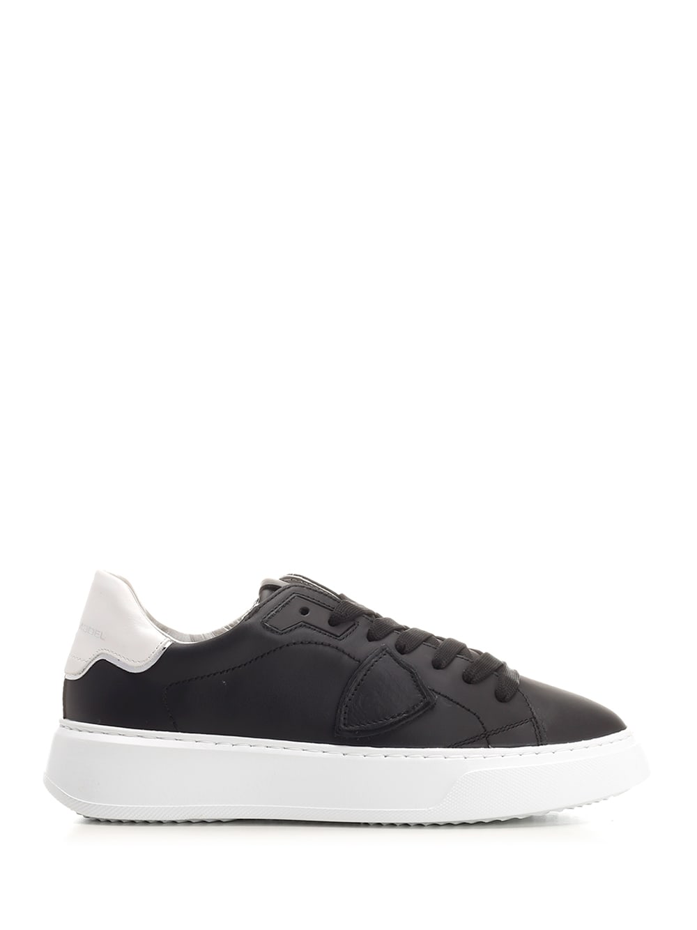 Philippe Model Temple Veau Laced Sneakers In Black