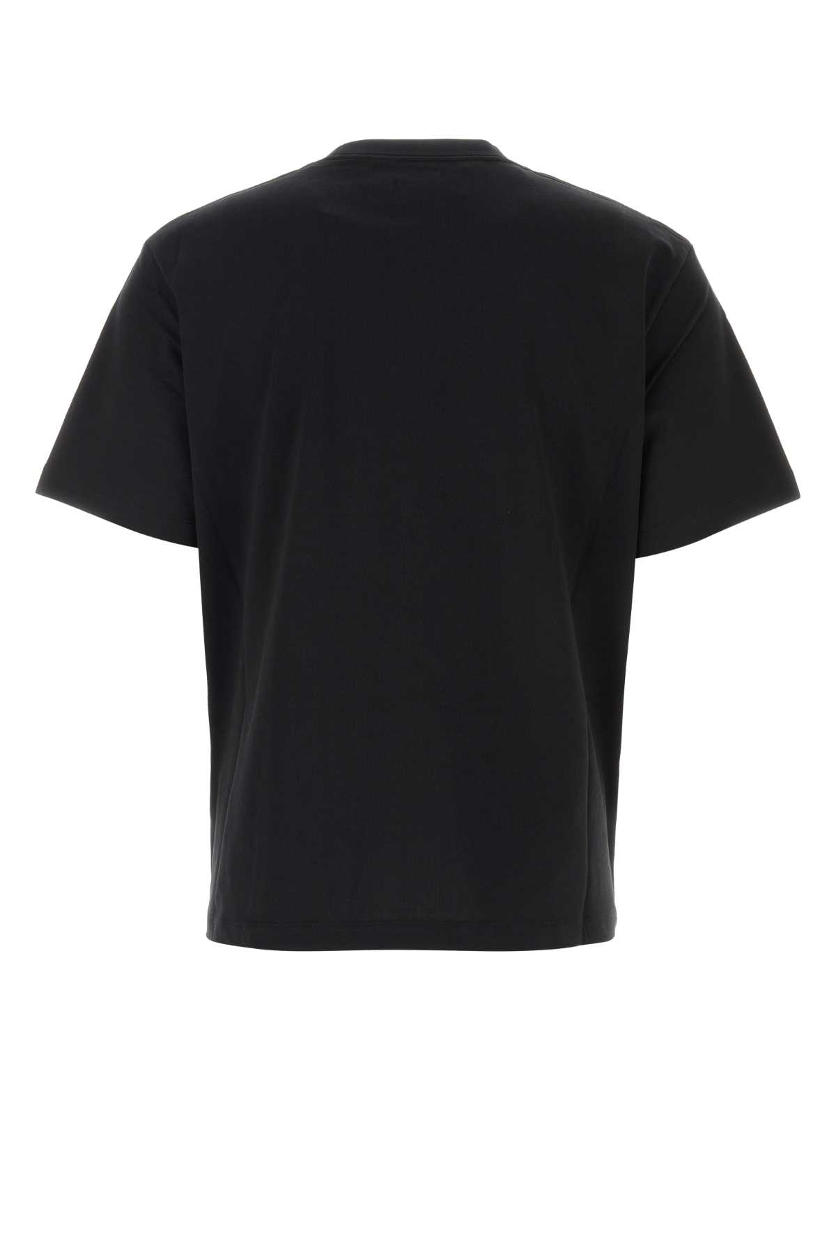 Shop Roa Black Cotton T-shirt In Blk0001