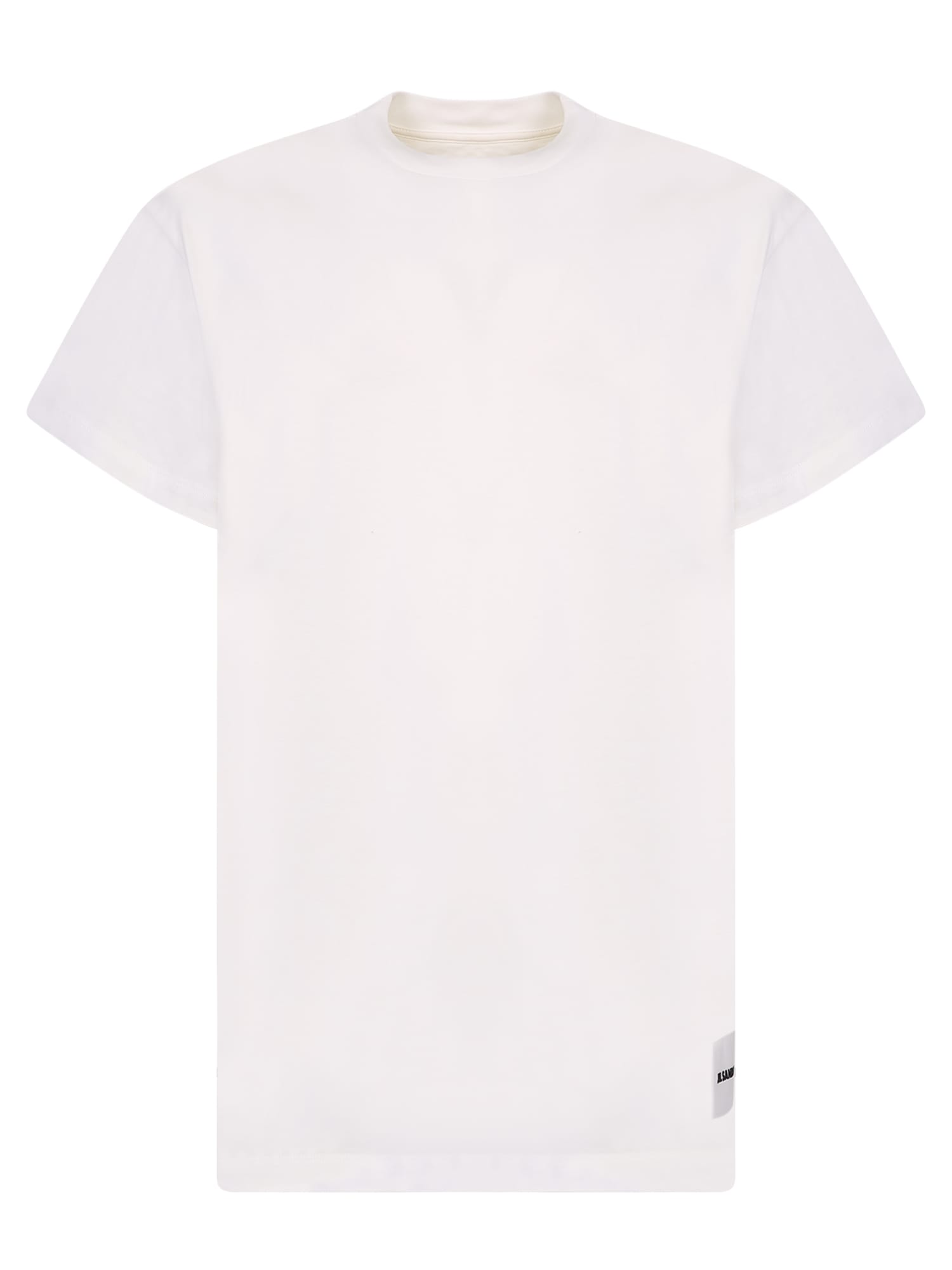Shop Jil Sander White Organic Cotton T-shirt