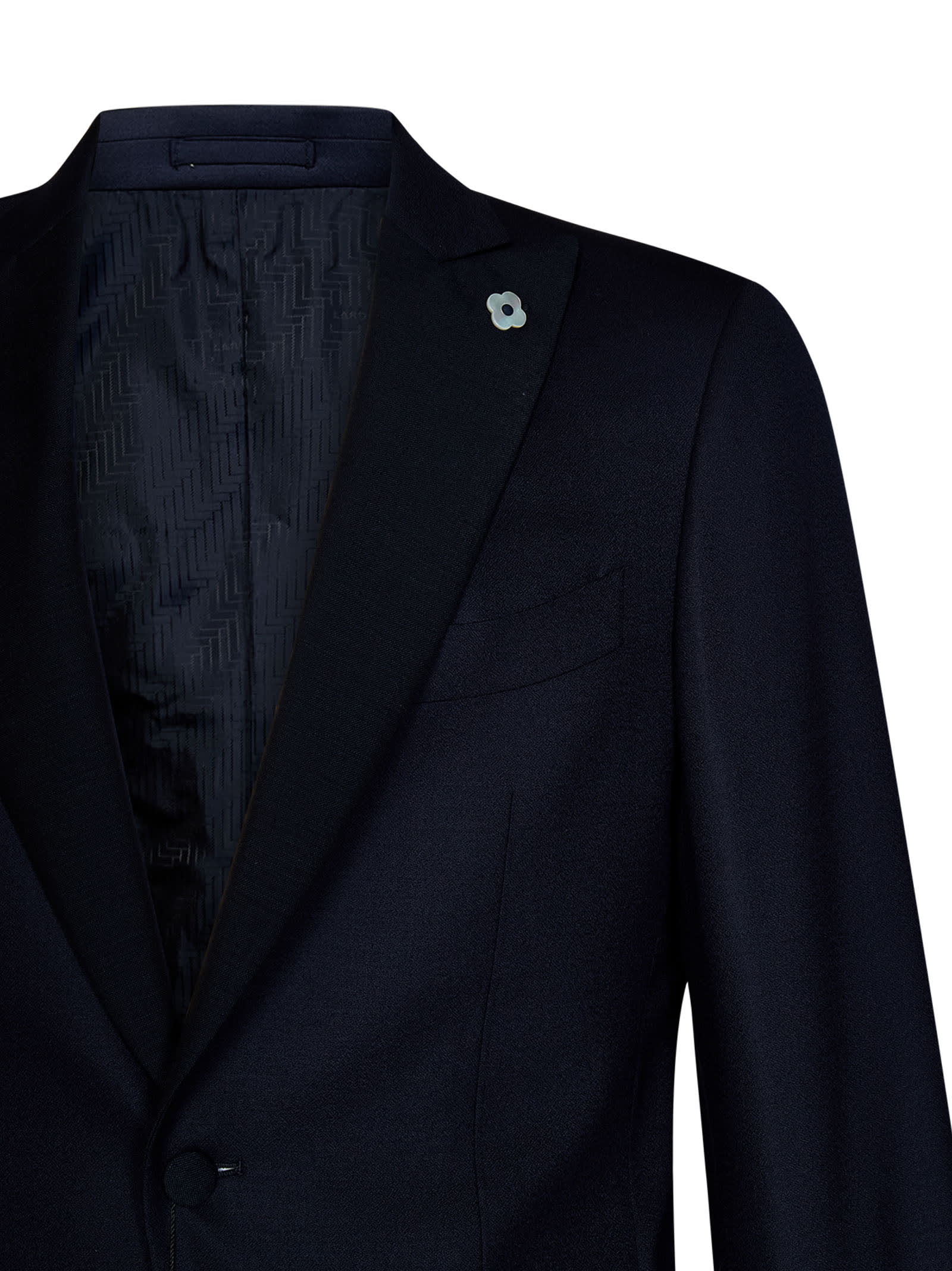 Shop Lardini Suit In Blue