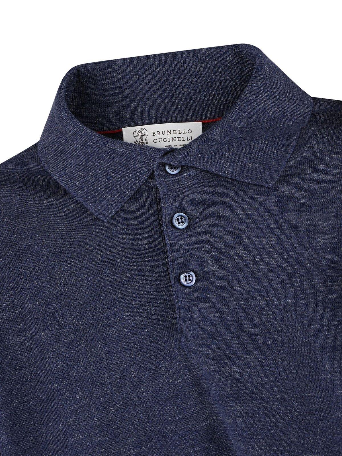 Brunello Cucinelli Buttoned Short-sleeved Polo Shirt