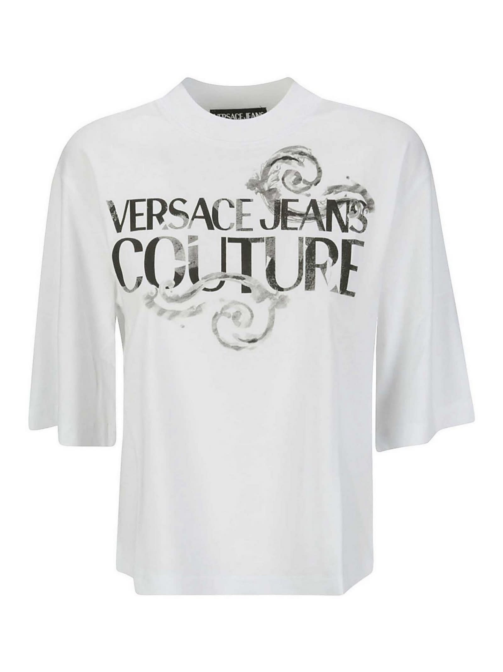 Versace Jeans Couture T-shirt In Black