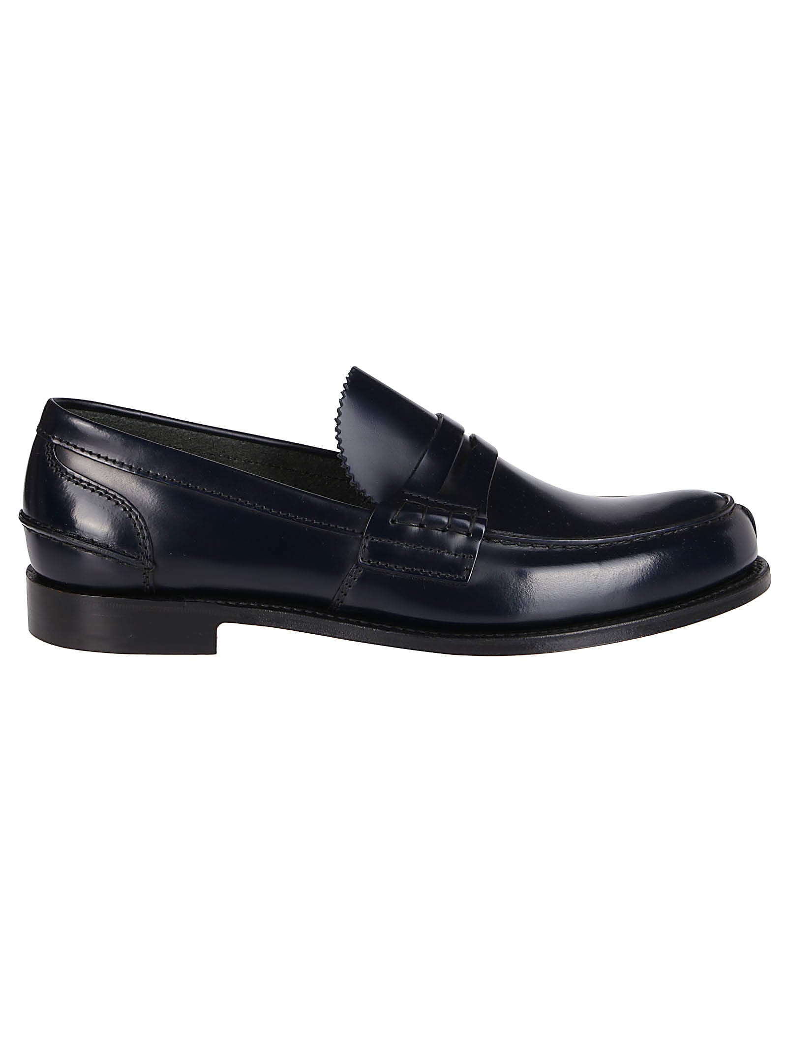 Churchs Blue Leather Loafers