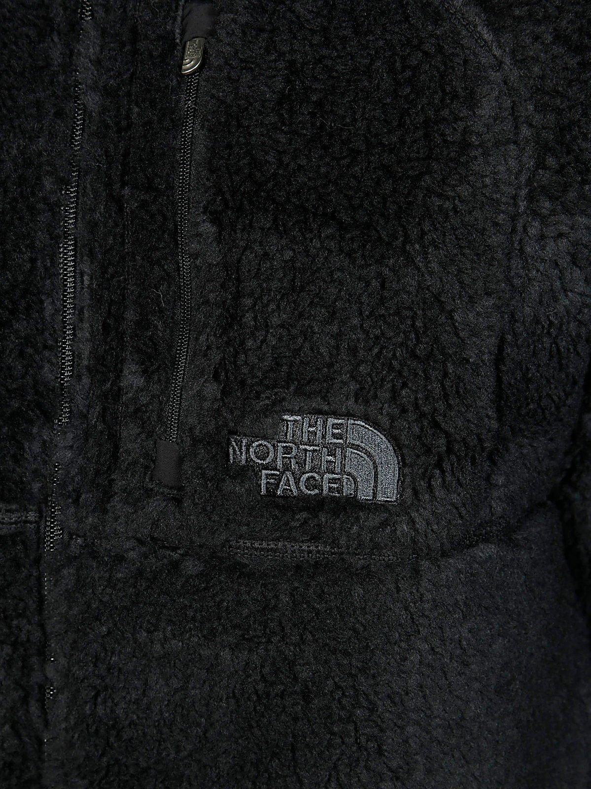 The North Face Logo-embroidered Zipped Jacket In Multi