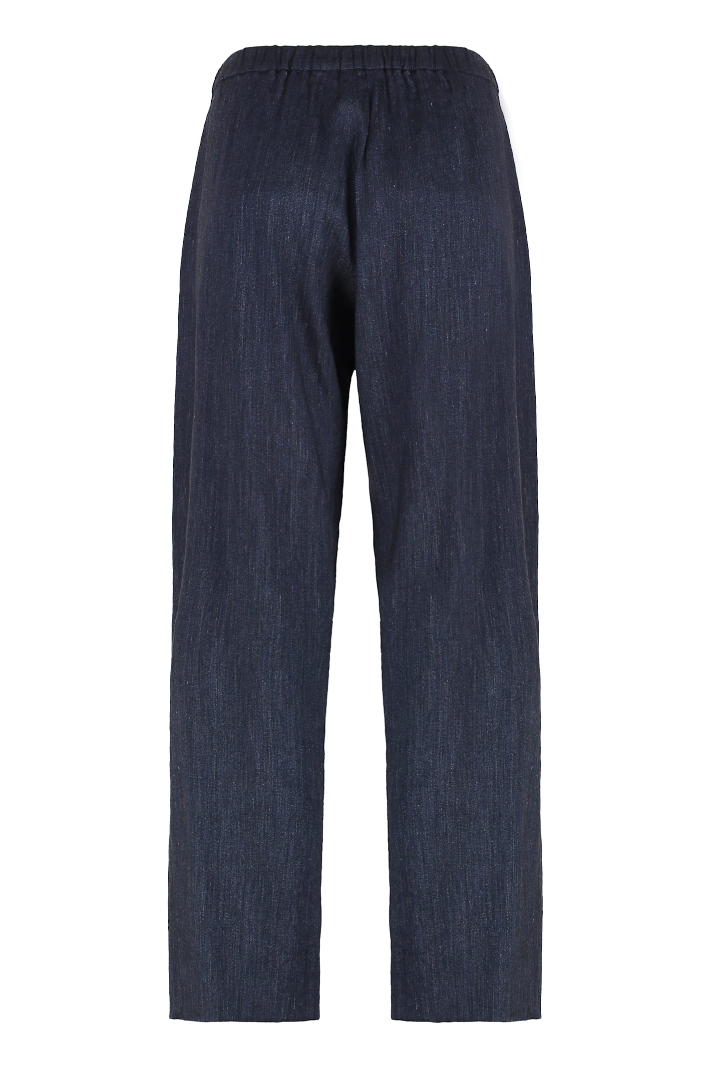 S Max Mara Women's Aris Linen Trousers In Denim