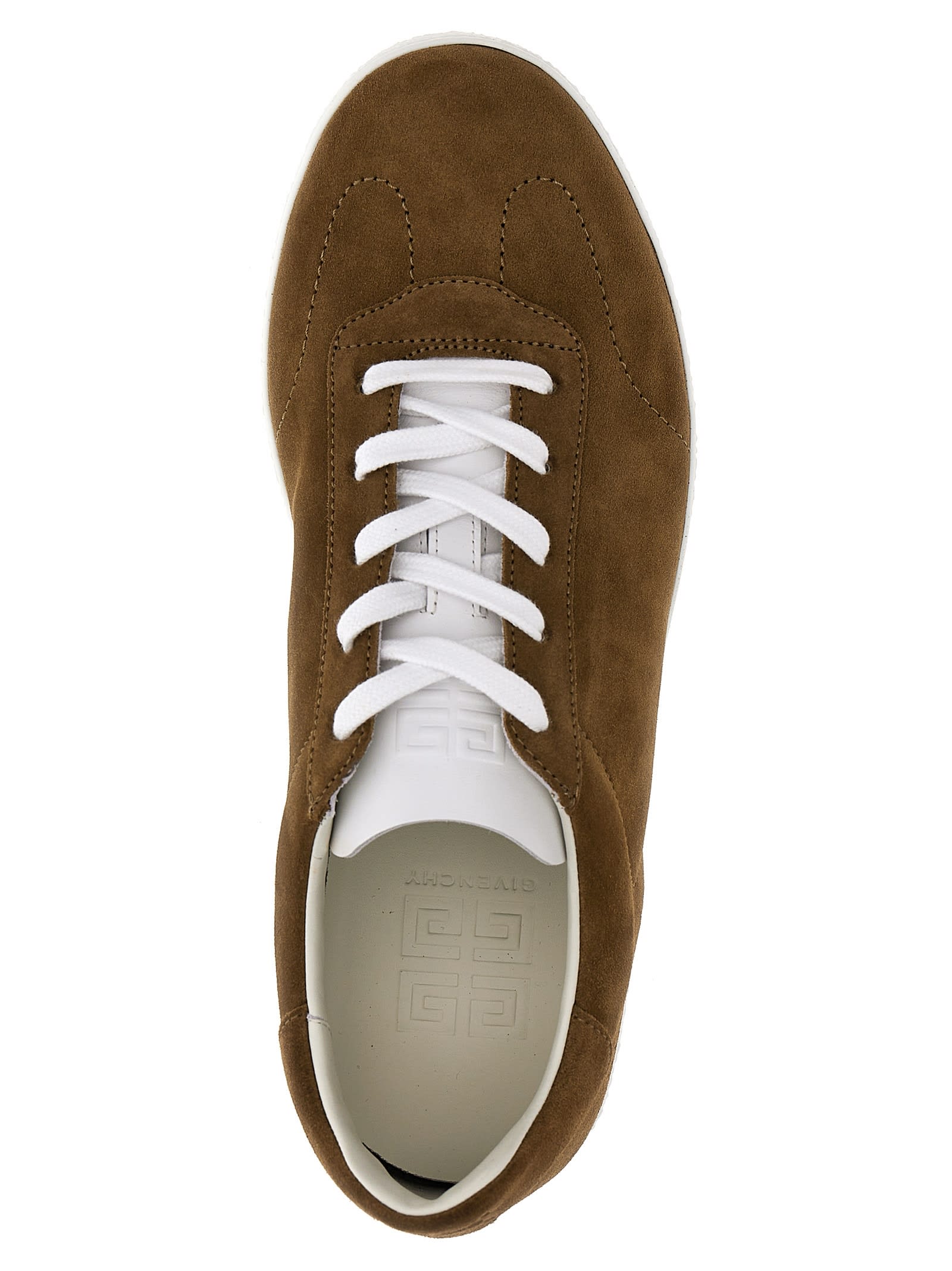 Shop Givenchy Town Sneakers In Beige