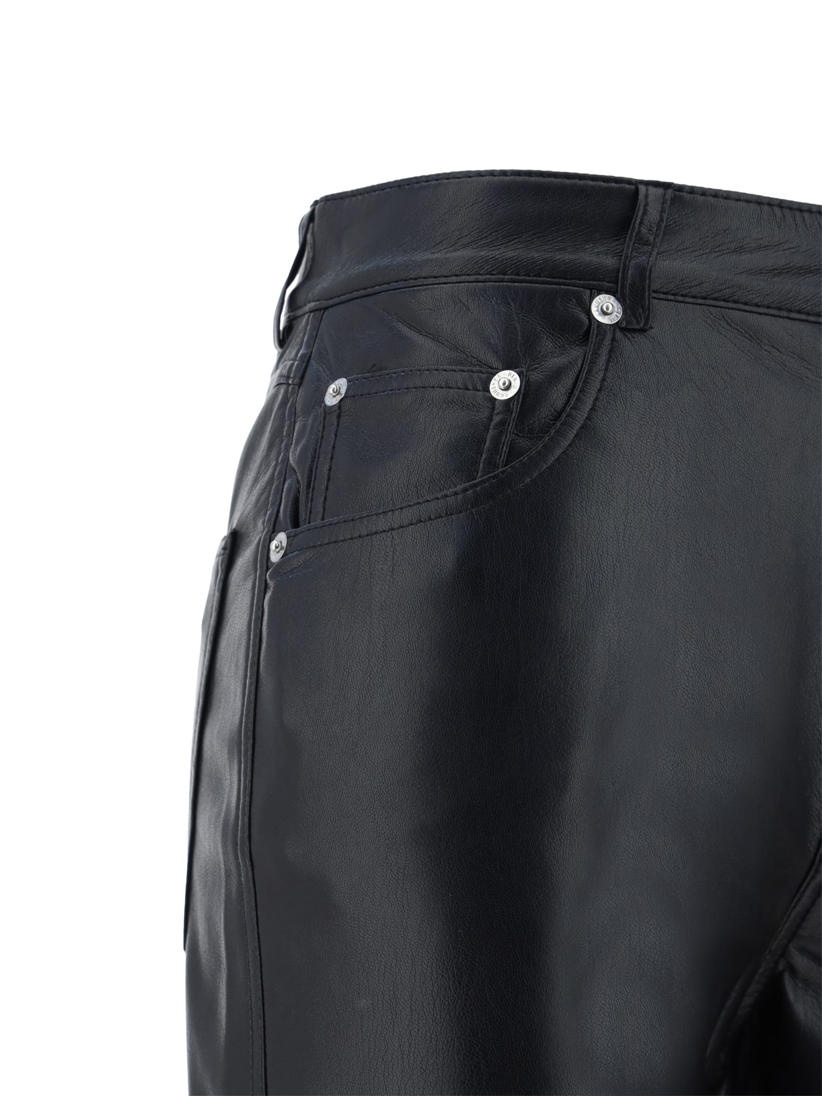 Shop Nanushka Pants In Black