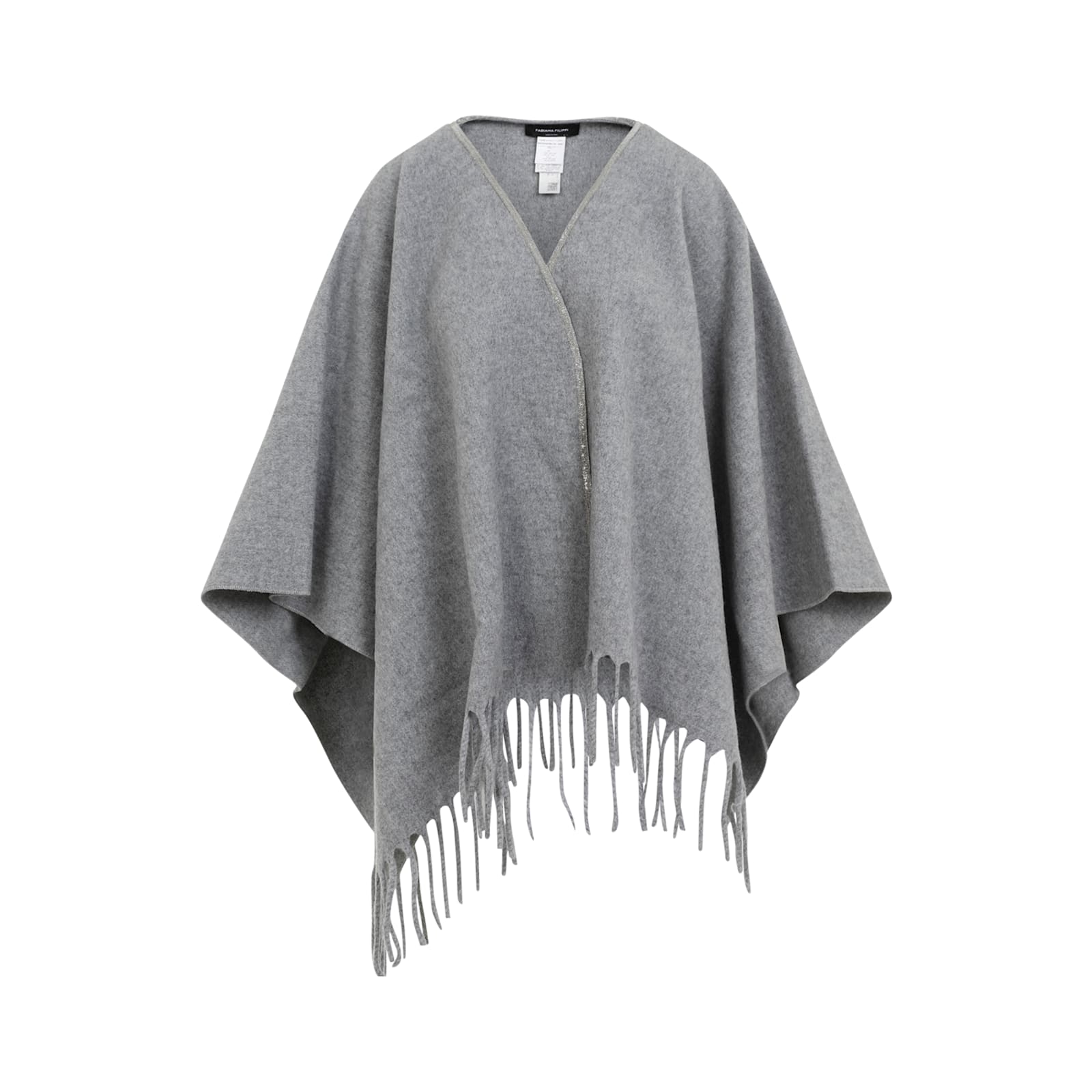 FABIANA FILIPPI VIRGIN WOOL CAPE 