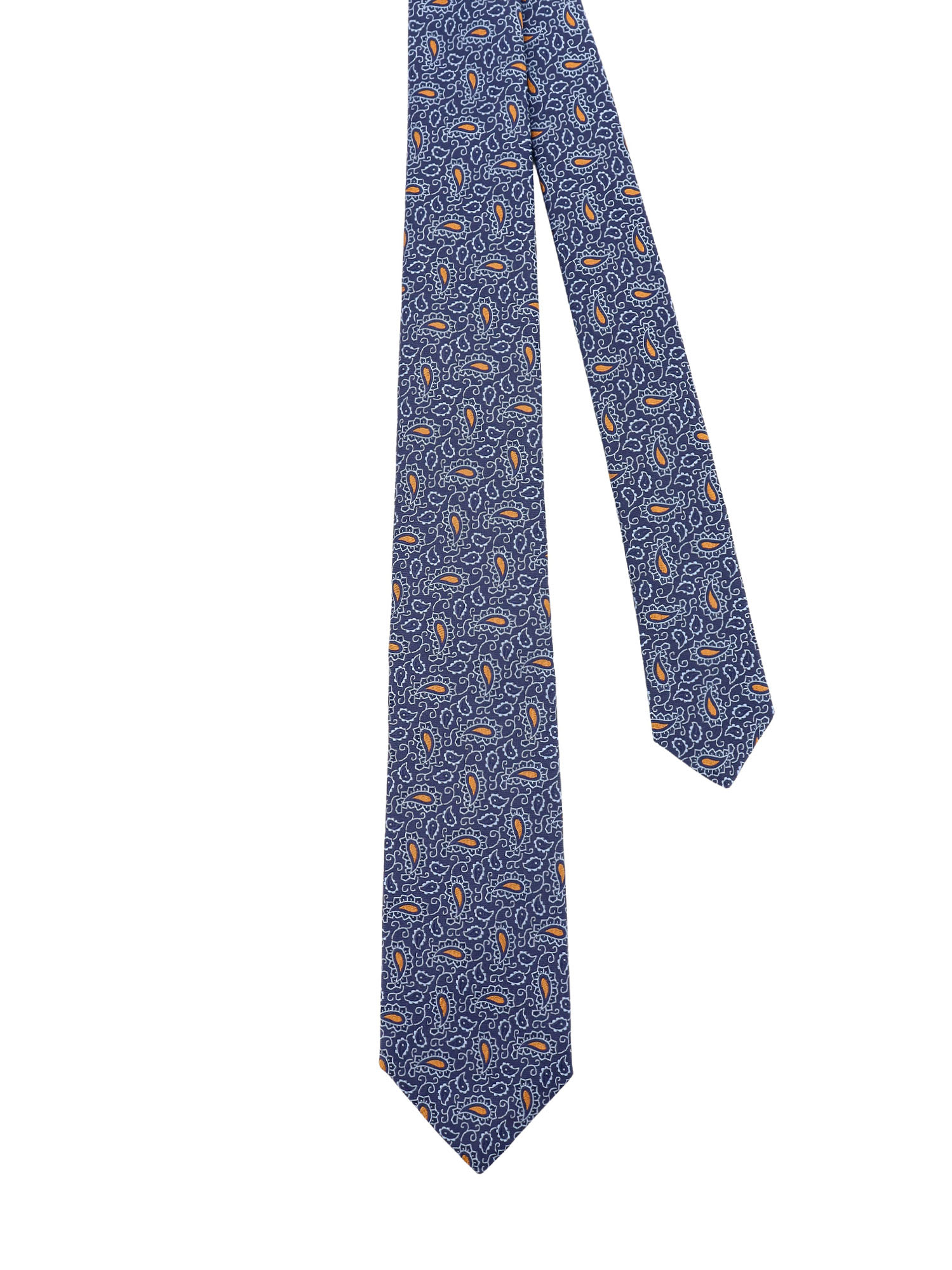 Shop Kiton Tie In Blue