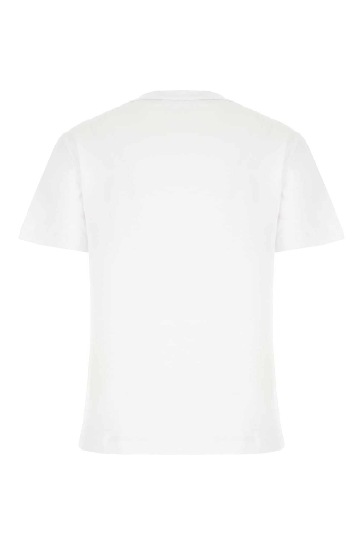 Shop Fendi White Cotton T-shirt