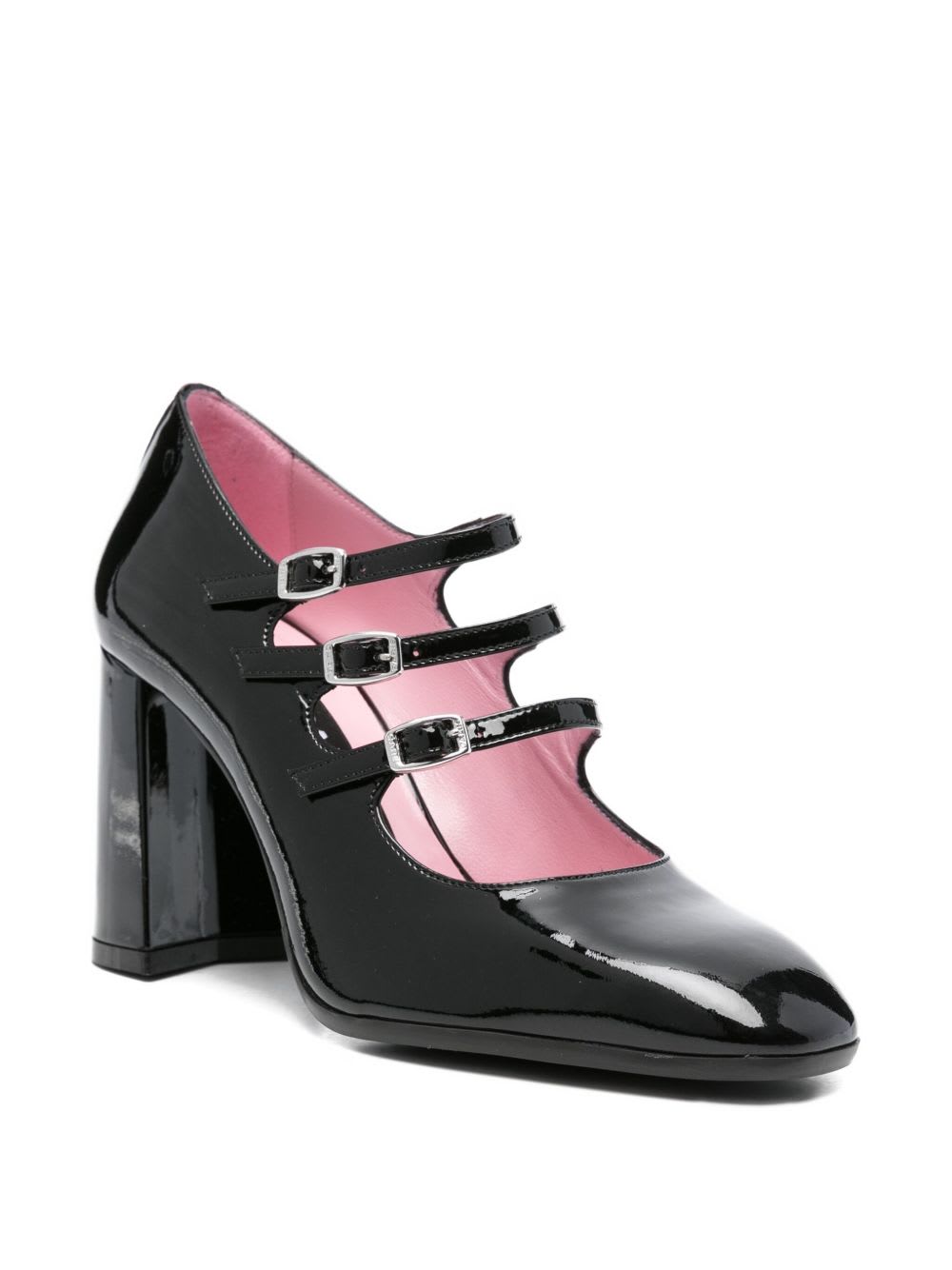 Carel Keel Patent Leather Pumps In Multi